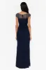 "Paisley" Jersey Knit Beaded Mesh Gown sold by Xscape