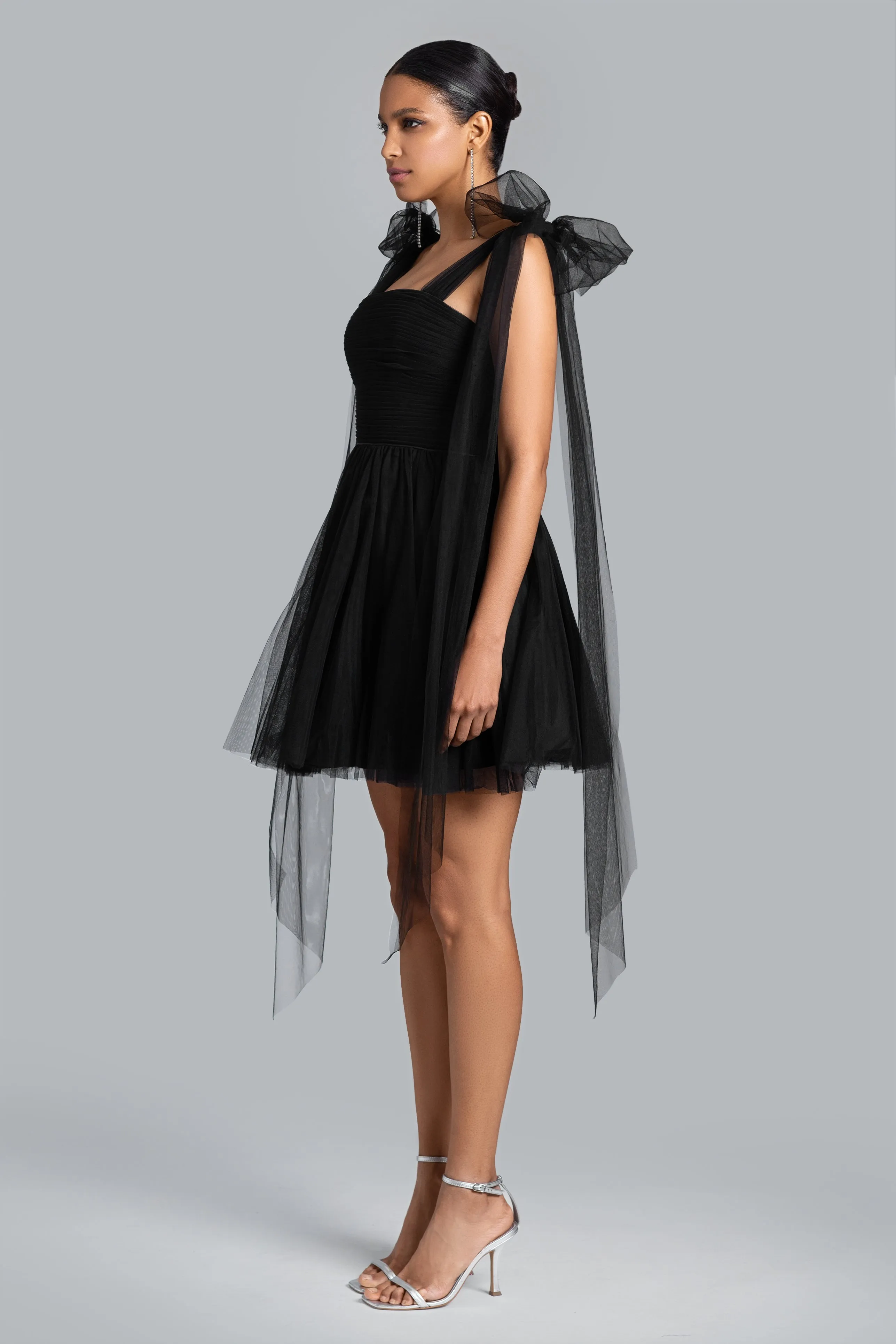 GHRAIL "Beverly" Mesh Mini Dress sold by Xscape product image thumbnail 3