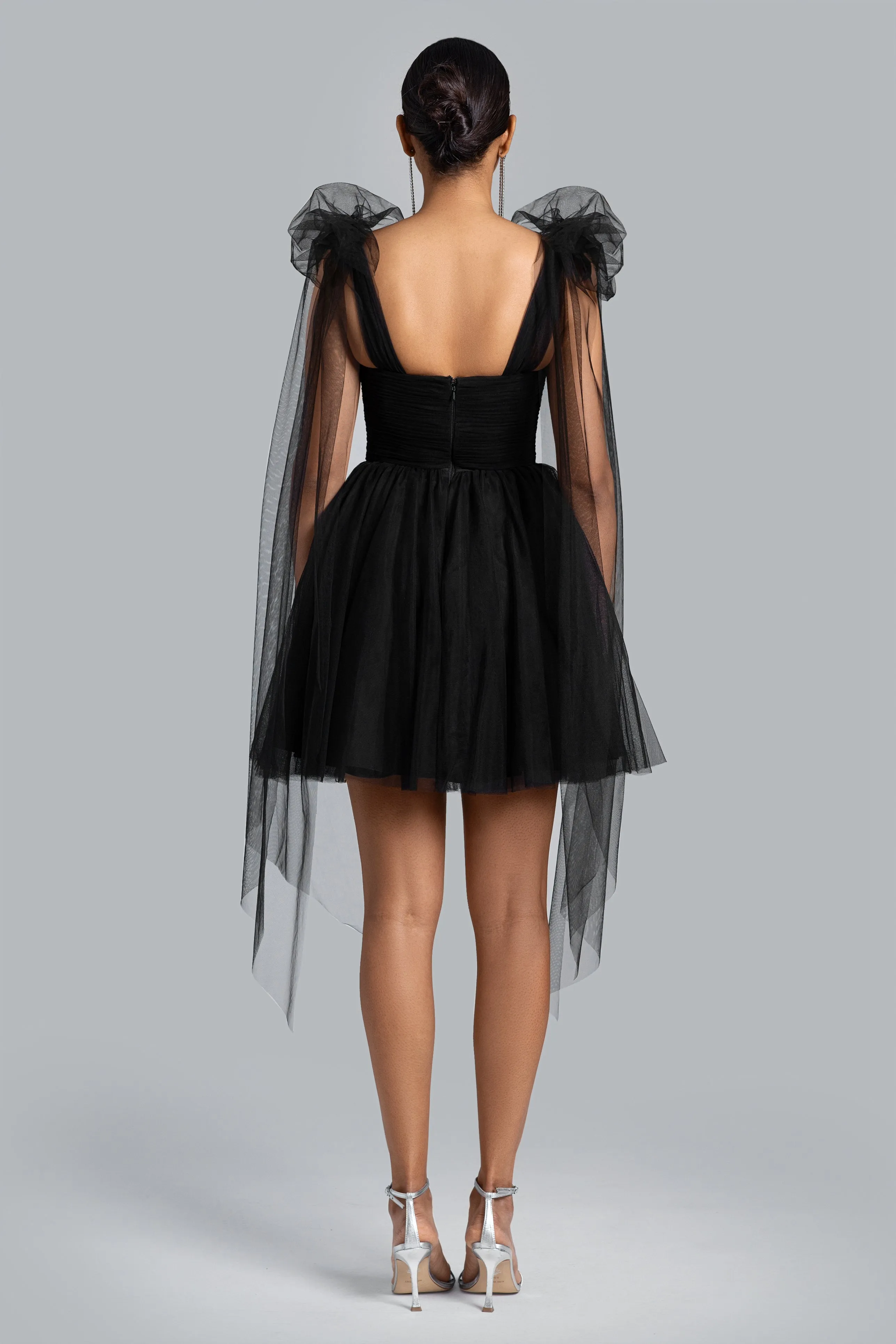 GHRAIL "Beverly" Mesh Mini Dress sold by Xscape product image thumbnail 2