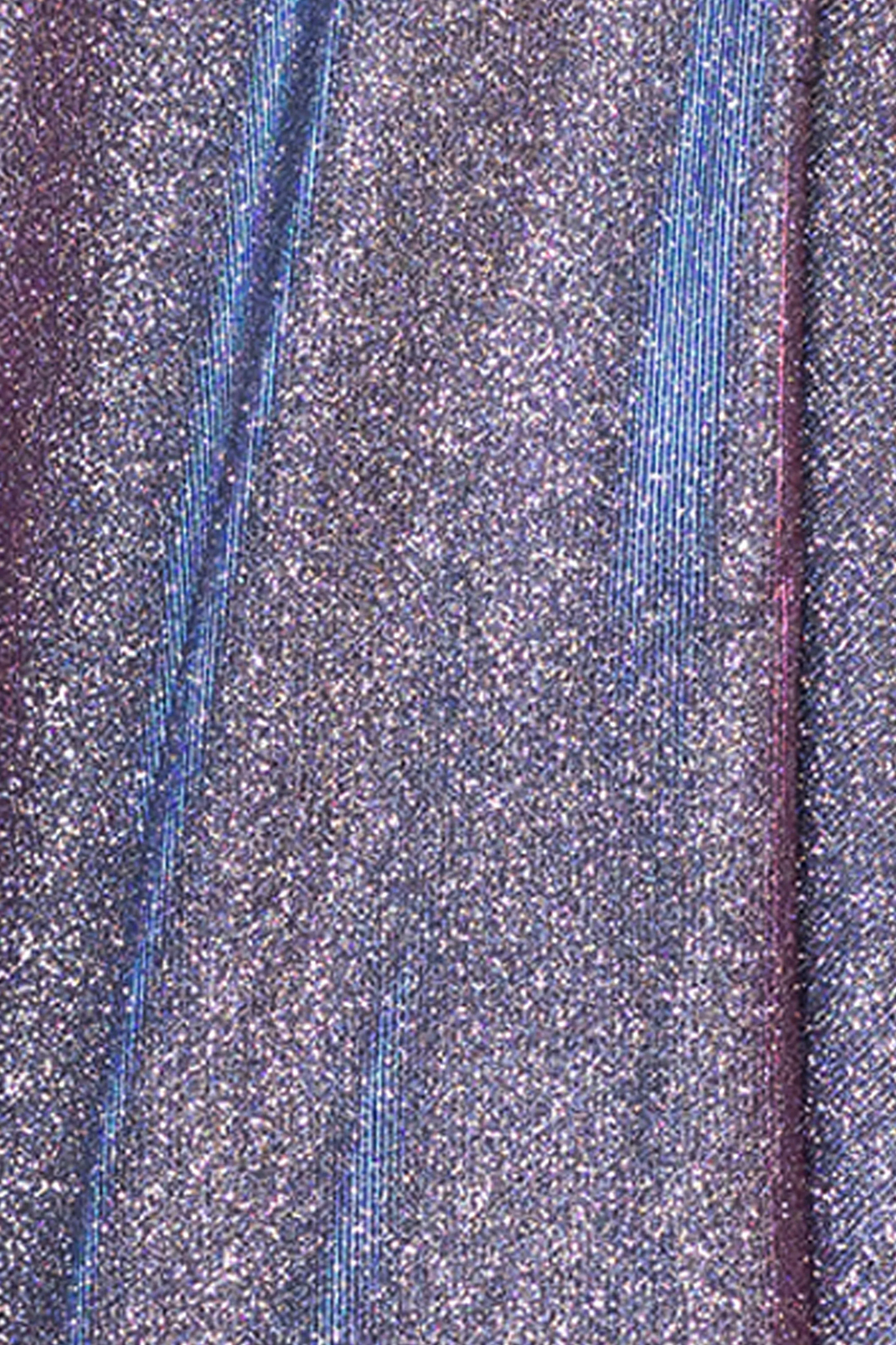 "Havannah" One Shoulder Ruffle Glitter Gown sold by Xscape product image thumbnail 5