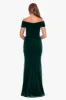 "Anita" Long Velvet Off the Shoulder Dress sold by Xscape