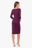 "Angeline" Knee Length Scuba V-Neck Ruffle Dress sold by Xscape