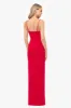 "Rosa" Long Scuba Crepe Rose Embellished Dress sold by Xscape