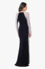 Petite "Jillian" Long Sleeve Caviar Dress sold by Xscape