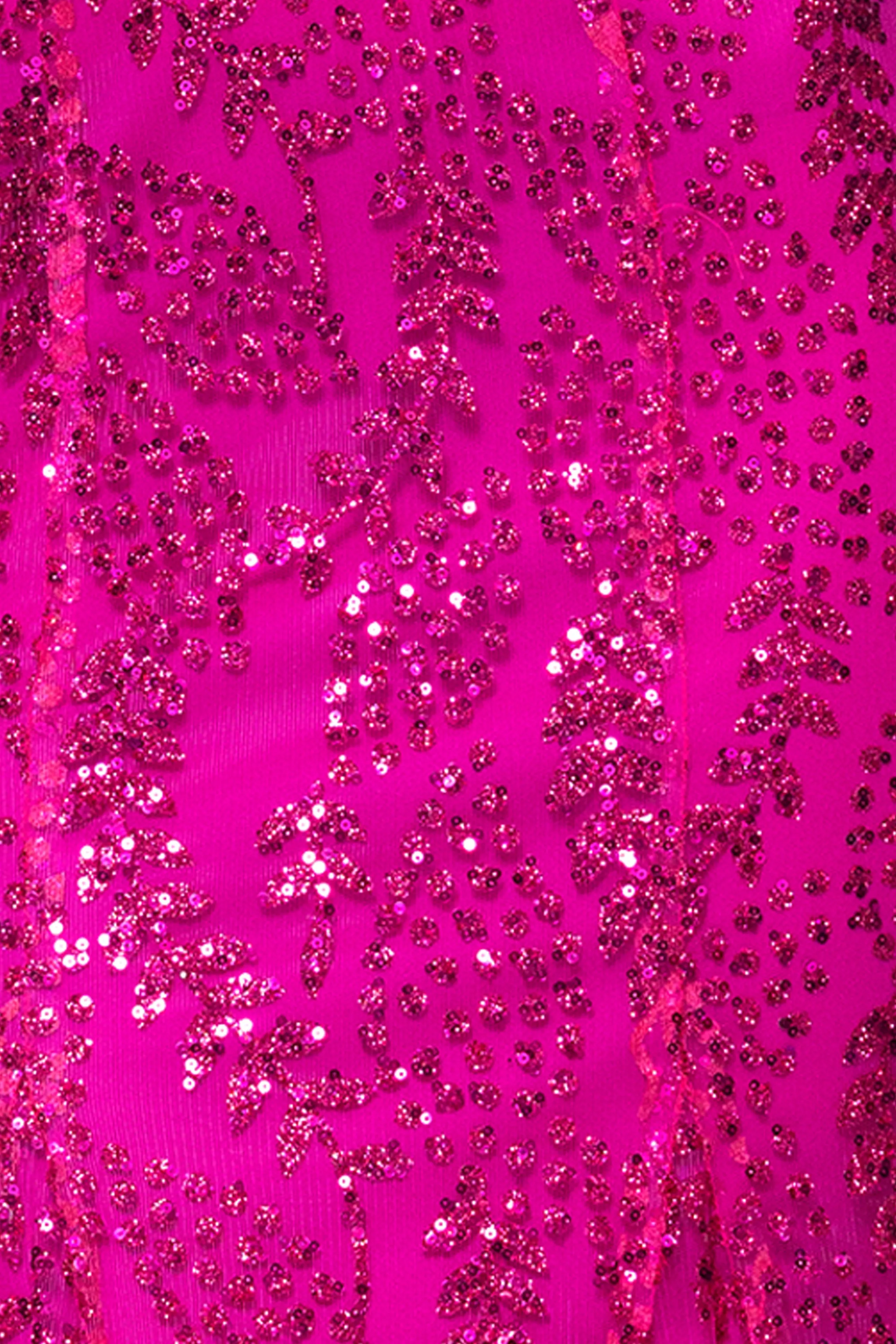"Marissa" Long Glitter Mesh Lace Up Back Gown sold by Xscape product image thumbnail 5