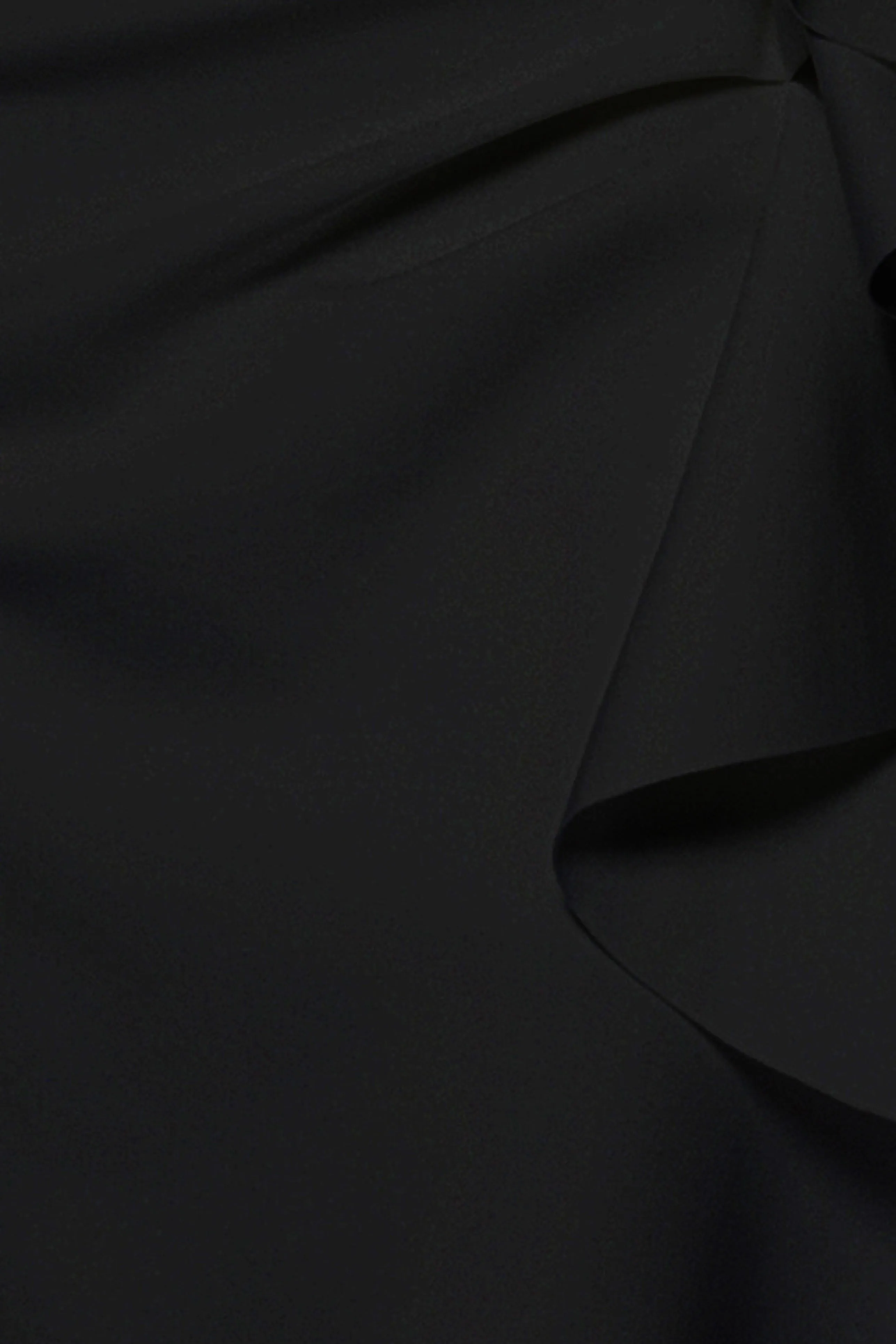 "Gracie" Scuba Crepe One Shoulder Knee Length Ruffle Dress sold by Xscape product image thumbnail 5