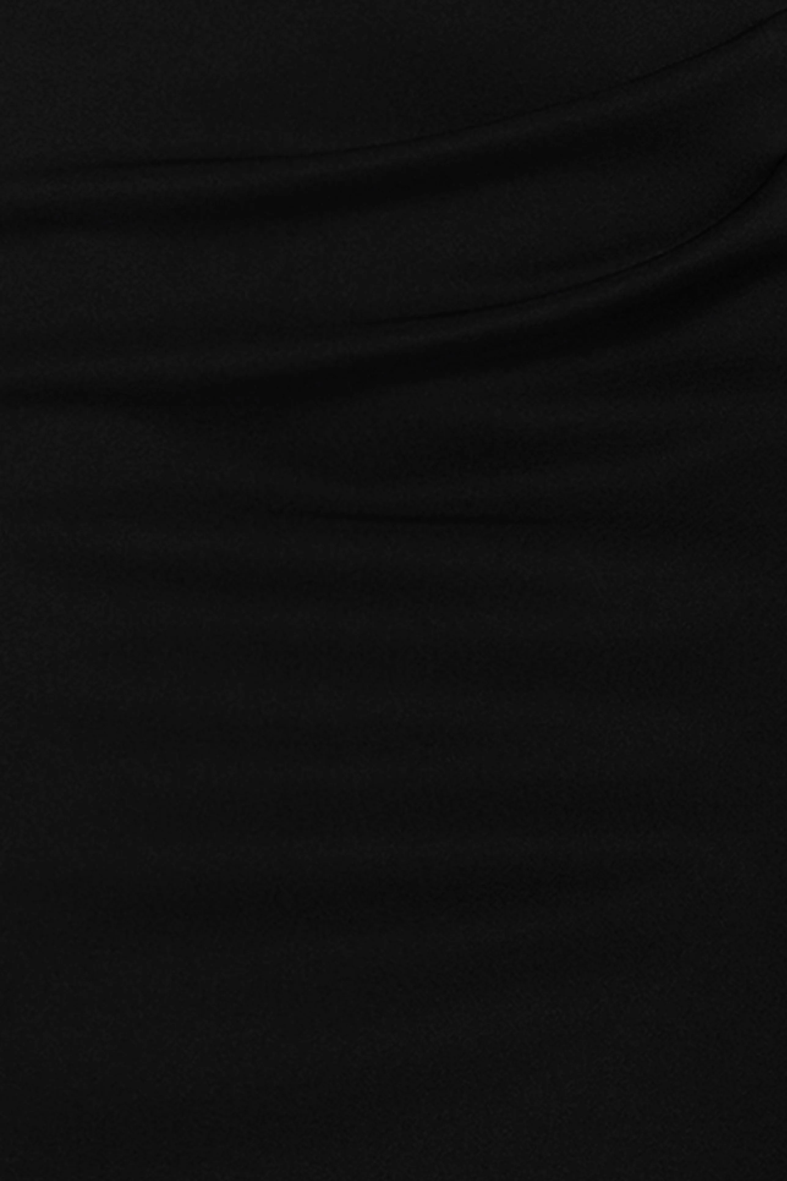 Petite "Lenore " Long Asymmetrical Neckline Scuba Dress sold by Xscape product image thumbnail 5