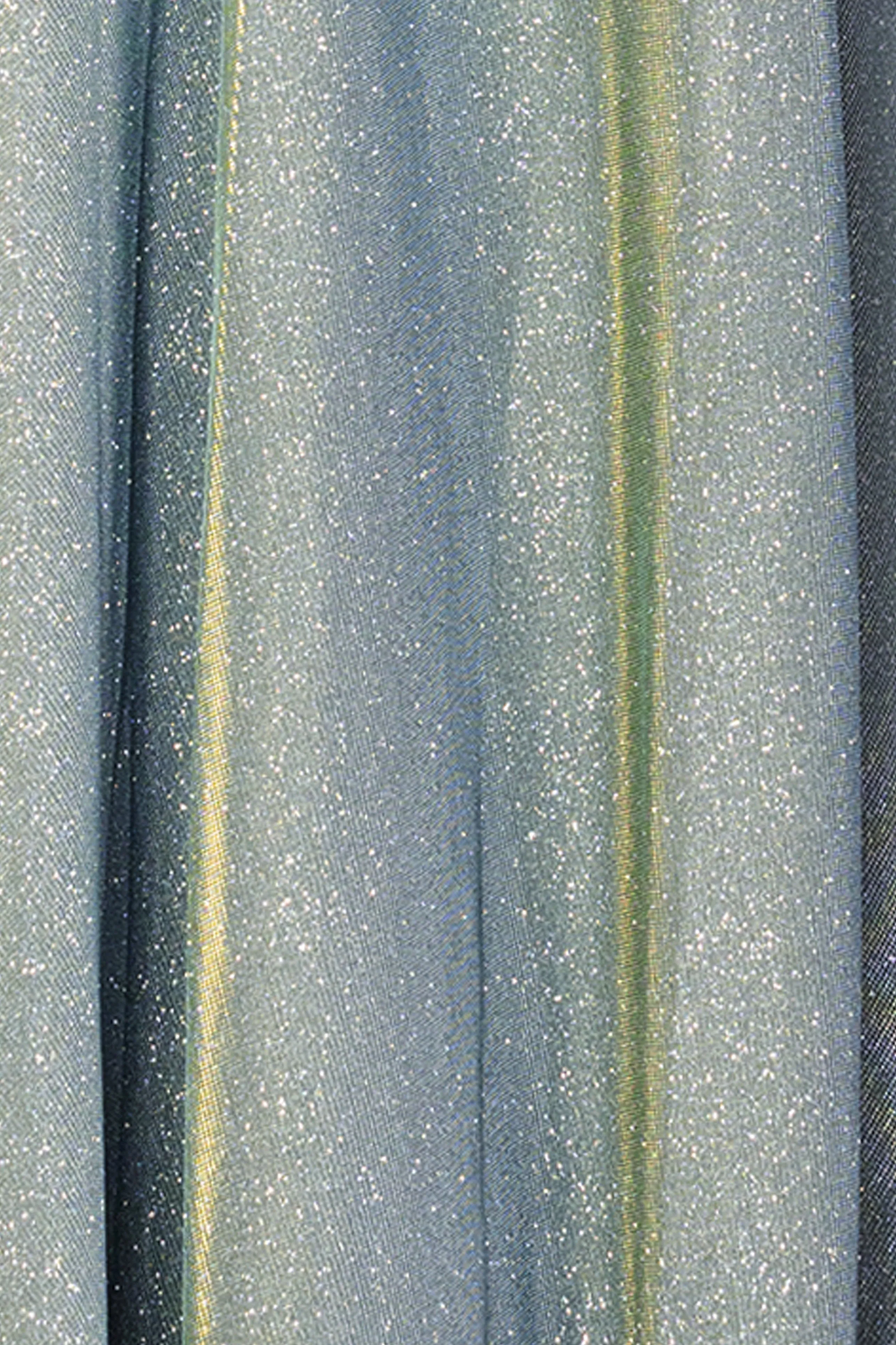 Plus "Estelle" Off The Shoulder Long Glitter Dress sold by Xscape product image thumbnail 5