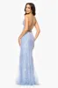 Blondie Nites "Kailey" Sequin Corset Floor Length Dress sold by Xscape