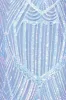 Blondie Nites "Kailey" Sequin Corset Floor Length Dress sold by Xscape