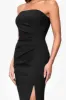 "Anne" Scuba Crepe Strapless Floor Length Dress sold by Xscape