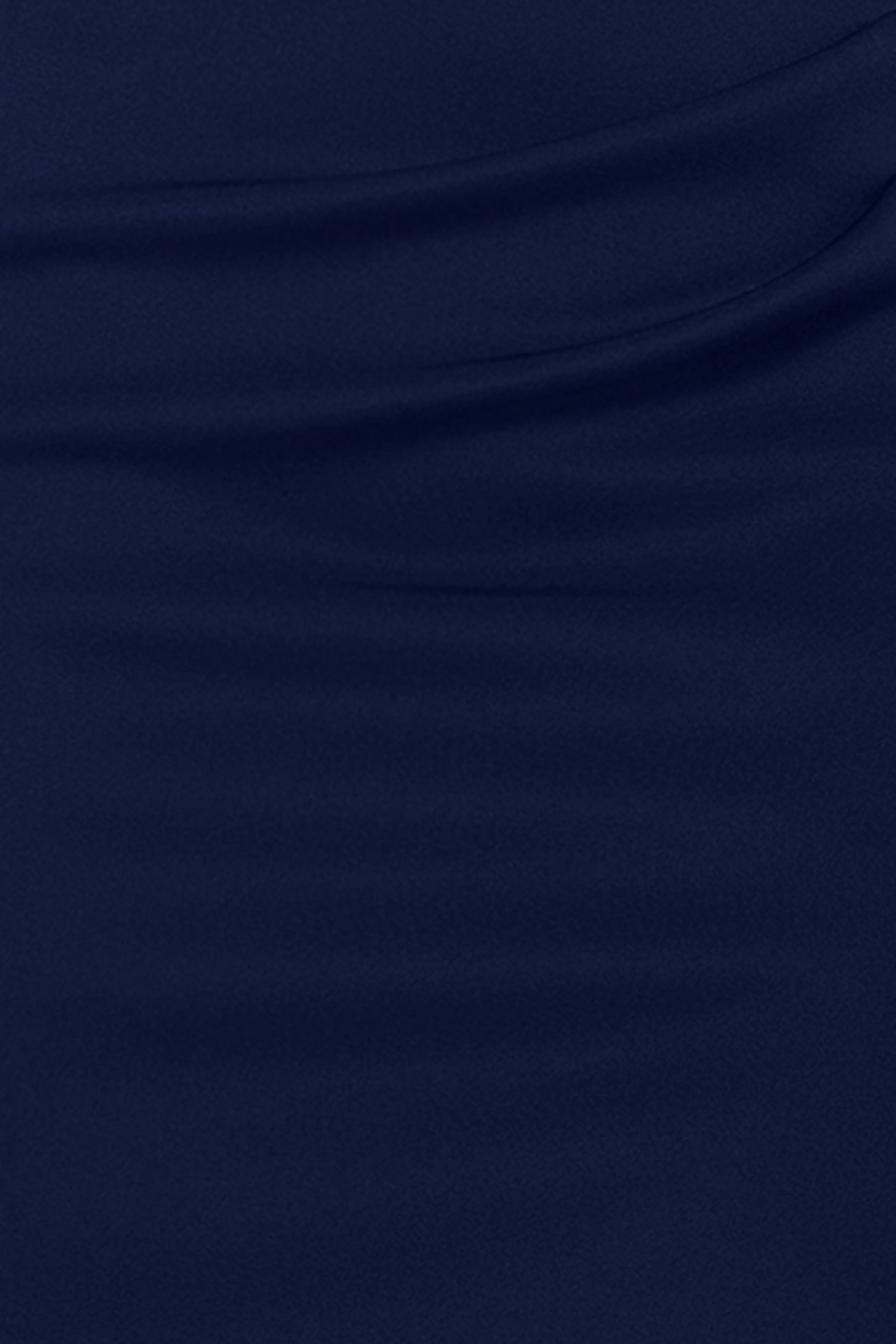 "Lenore " Long Asymmetrical Neckline Scuba Dress sold by Xscape product image thumbnail 5