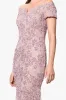 "Beatrice" Soutache Lace Off the Shoulder Floor Length Dress sold by Xscape