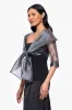 "Agnes" Organza 3/4 Sleeve Shawl Wrap sold by Xscape