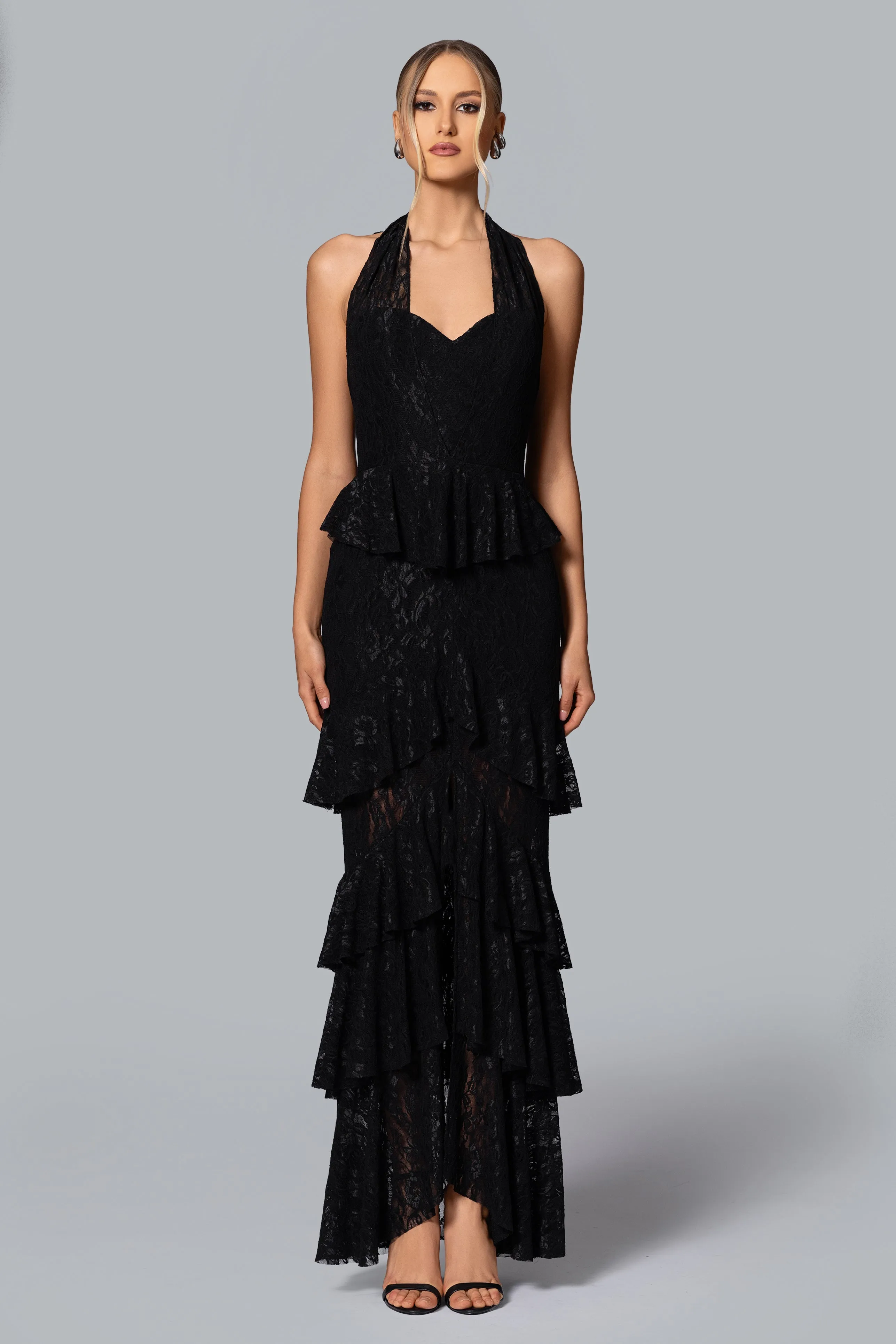 GHRAIL "Lilliana" Lace Gown sold by Xscape product image thumbnail 3