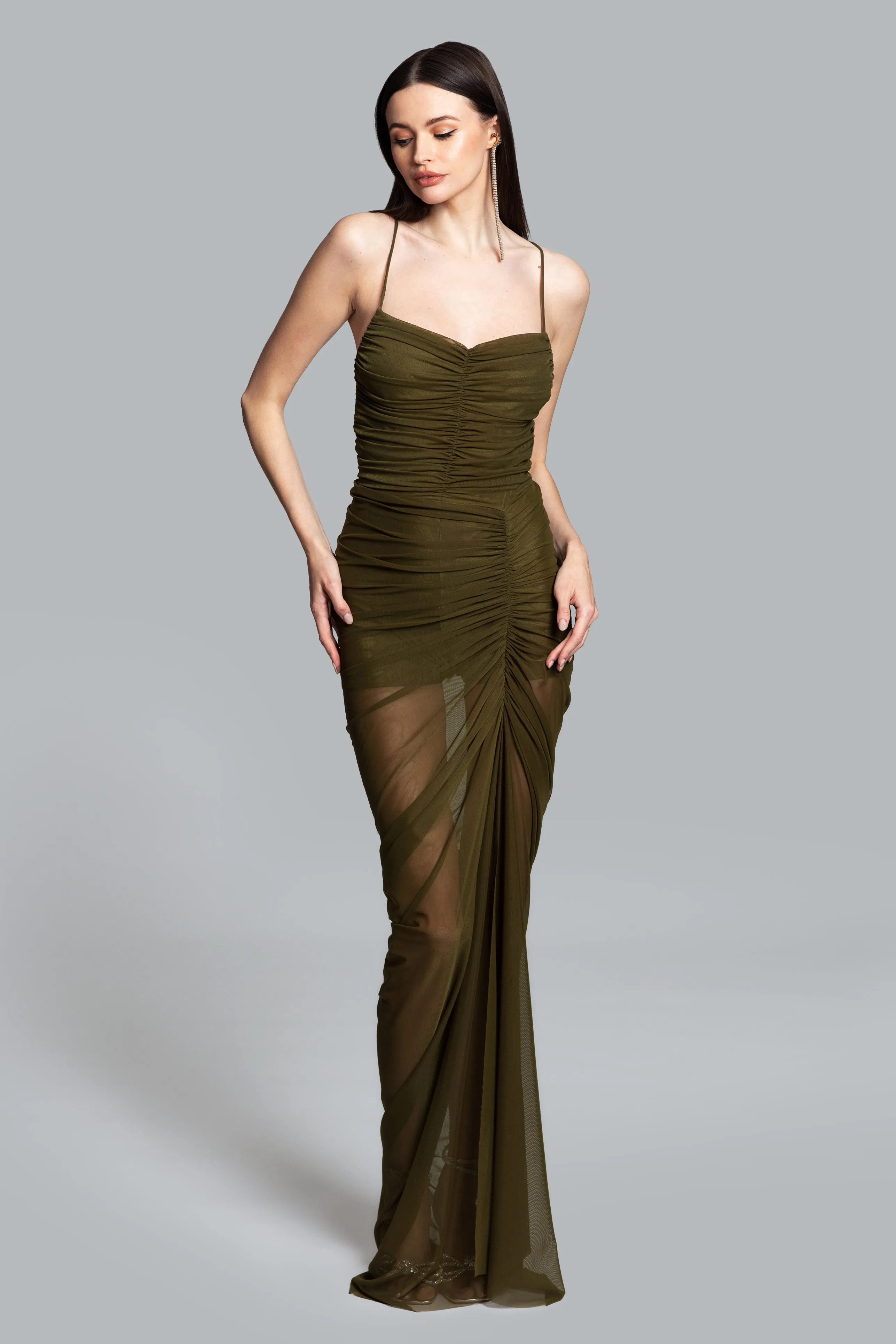 GHRAIL "Soho" Mesh Dress sold by Xscape product image thumbnail 5