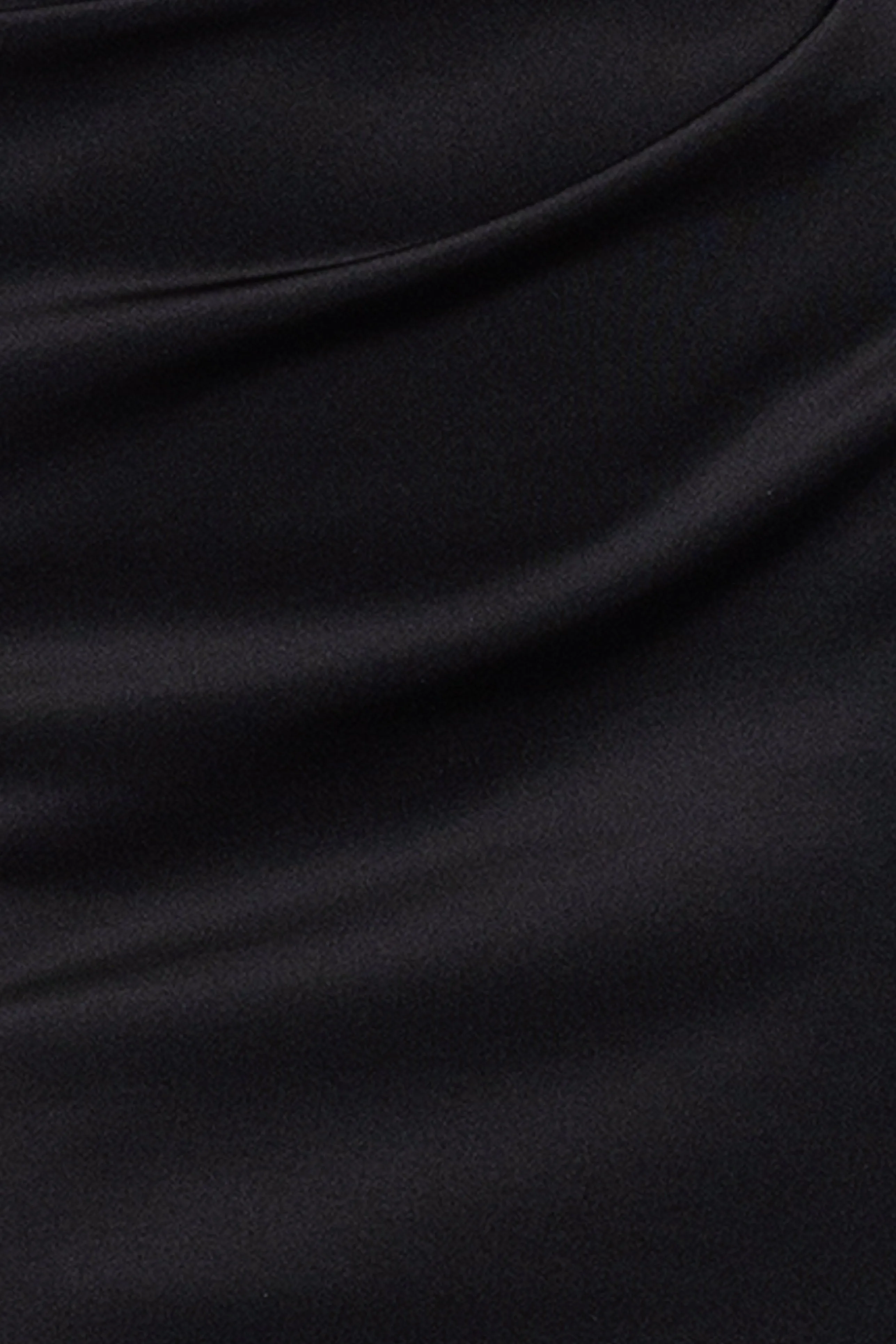 Petite "Carrie" Techno Scuba One Shoulder Knee Length Ruffle Dress sold by Xscape product image thumbnail 5