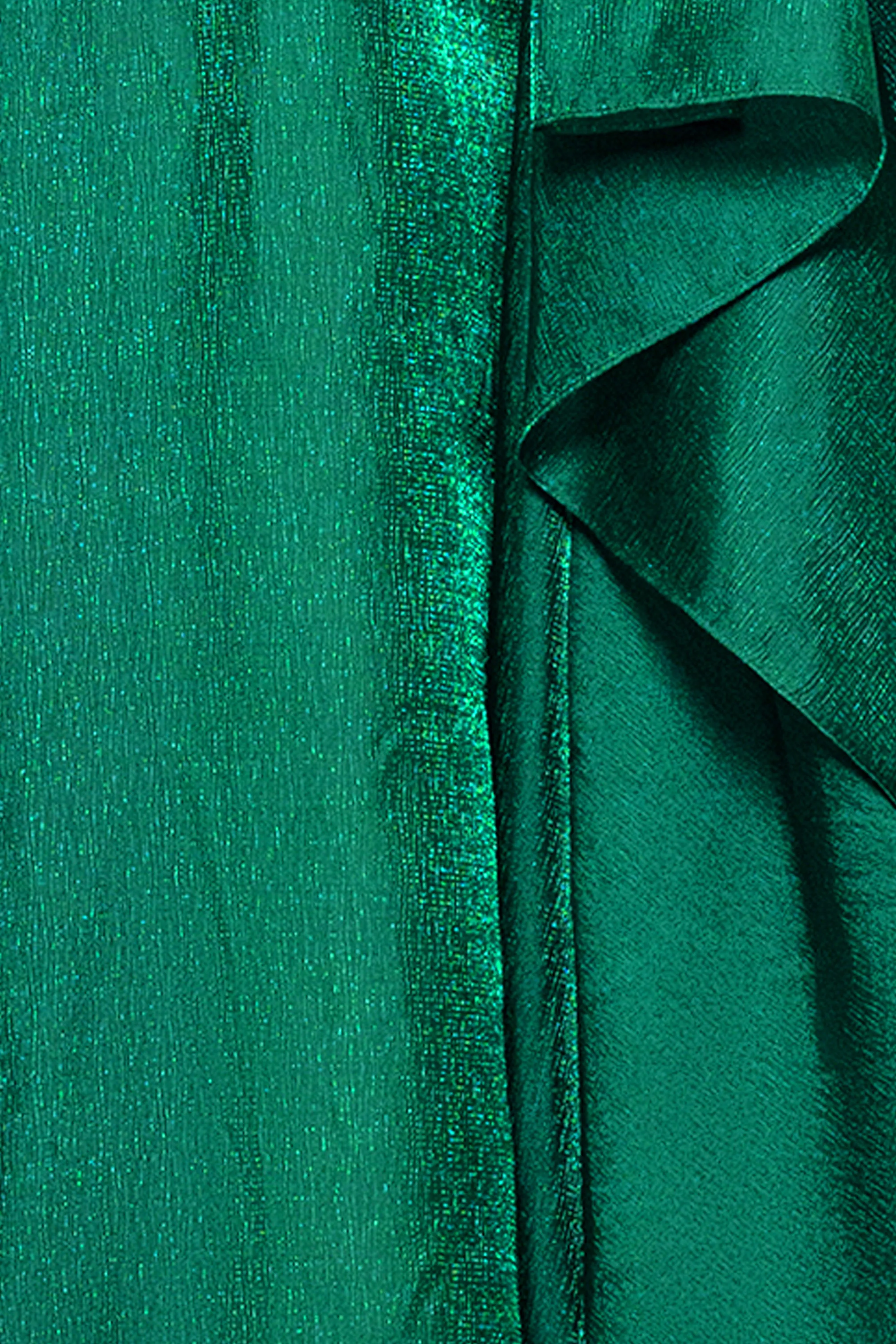 "Sasha" Organza Strapless Ruffle Floor Length Dress sold by Xscape product image thumbnail 5