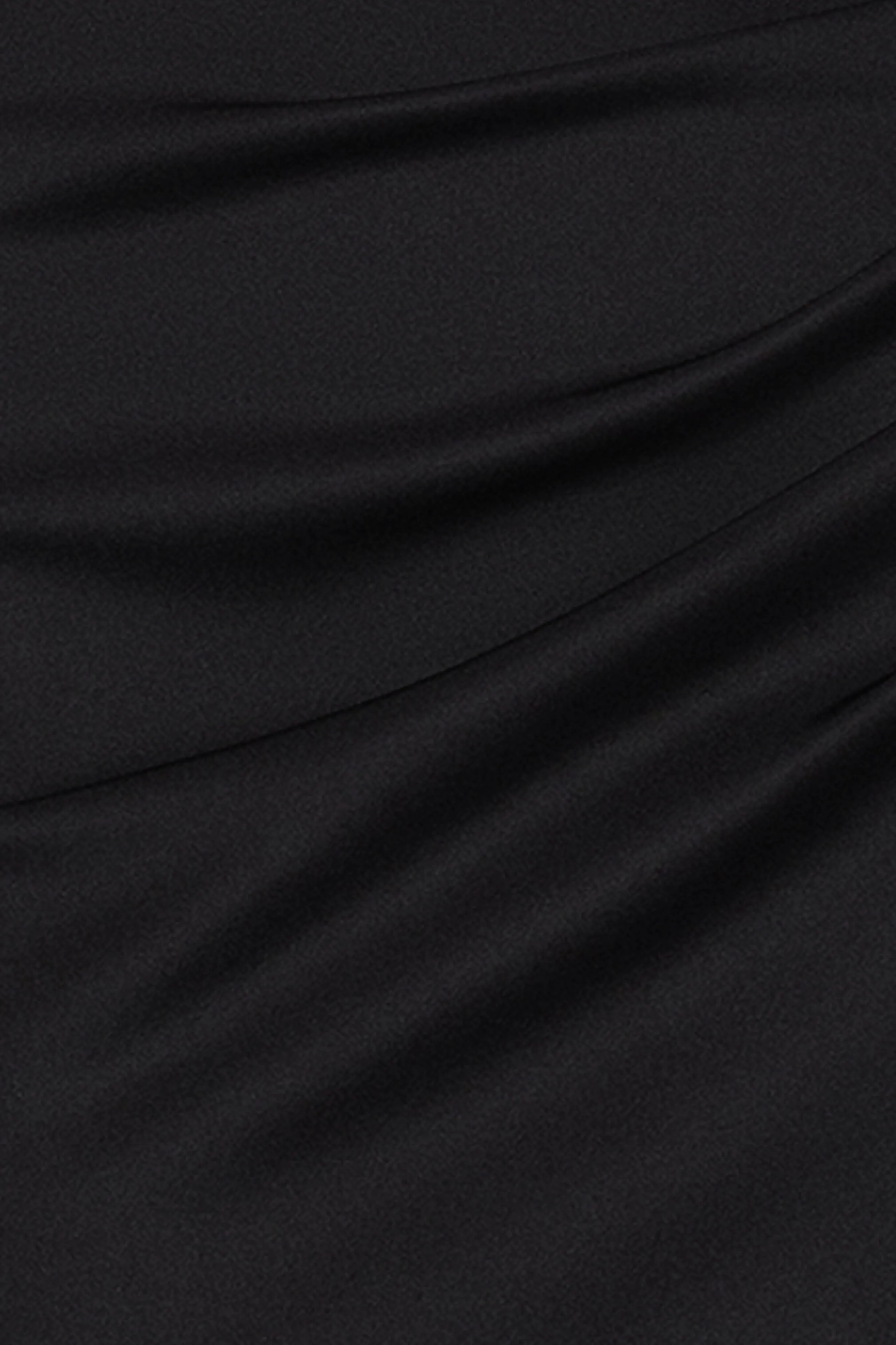 "Jalen" Techno Scuba One Shoulder Back Drape Floor Length Dress sold by Xscape product image thumbnail 5