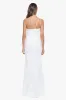 "Daniella" Long One Shoulder Scuba Crepe Ruffle Dress sold by Xscape