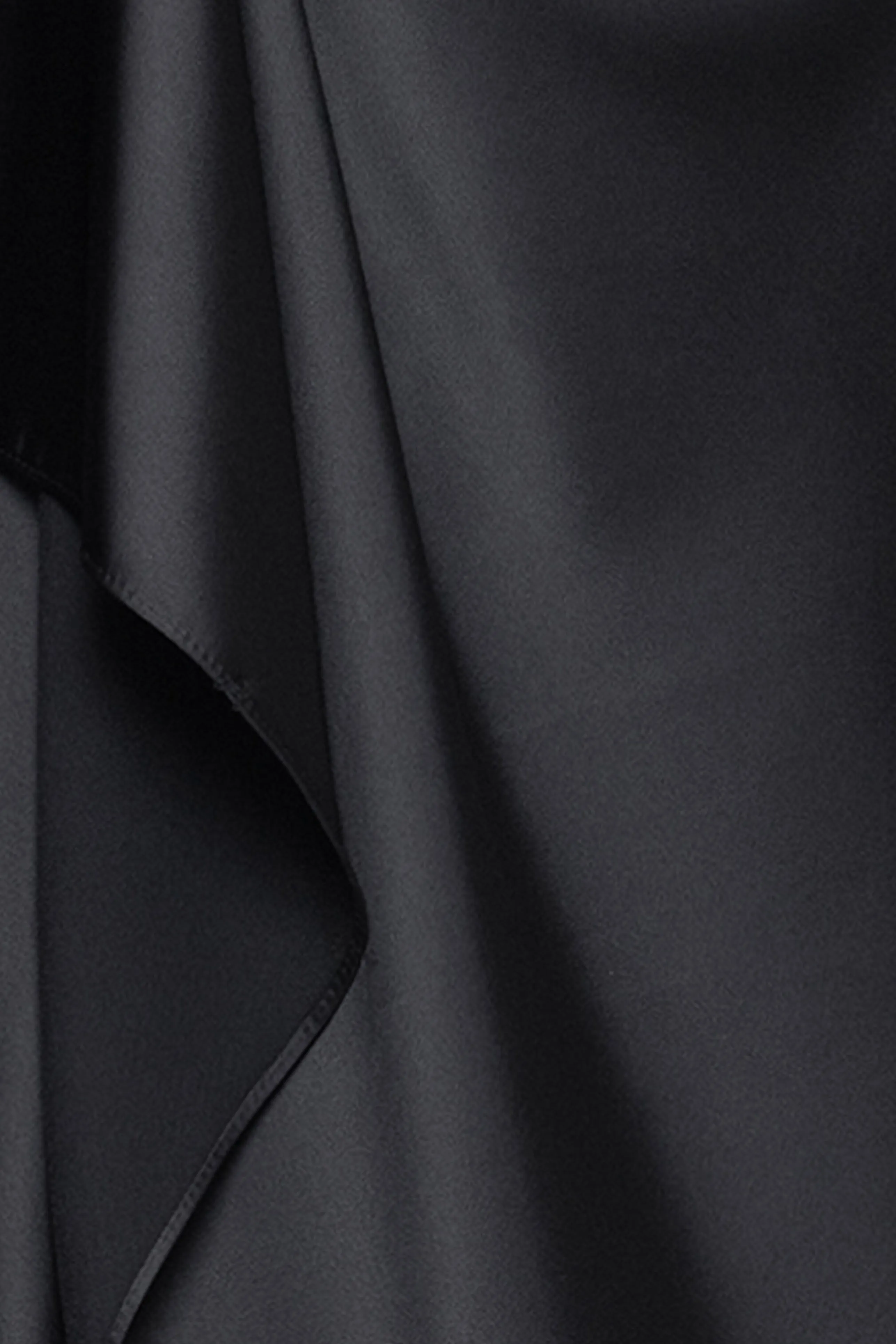 Plus "Emery" Long Satin Long Sleeve Collared Dress sold by Xscape product image thumbnail 5