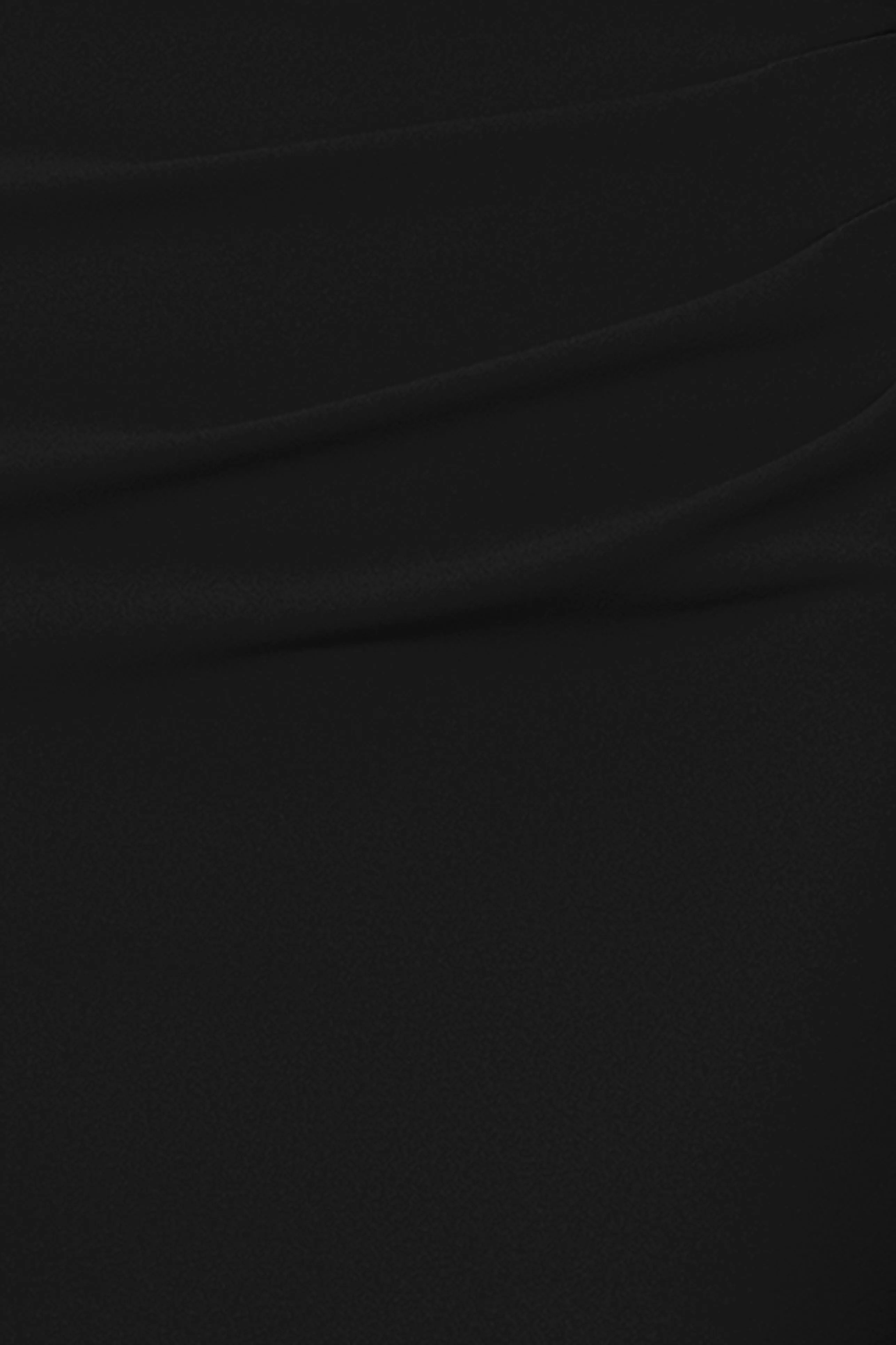 "Serena" Off The Shoulder High Low Long Scuba Crepe Dress sold by Xscape product image thumbnail 5