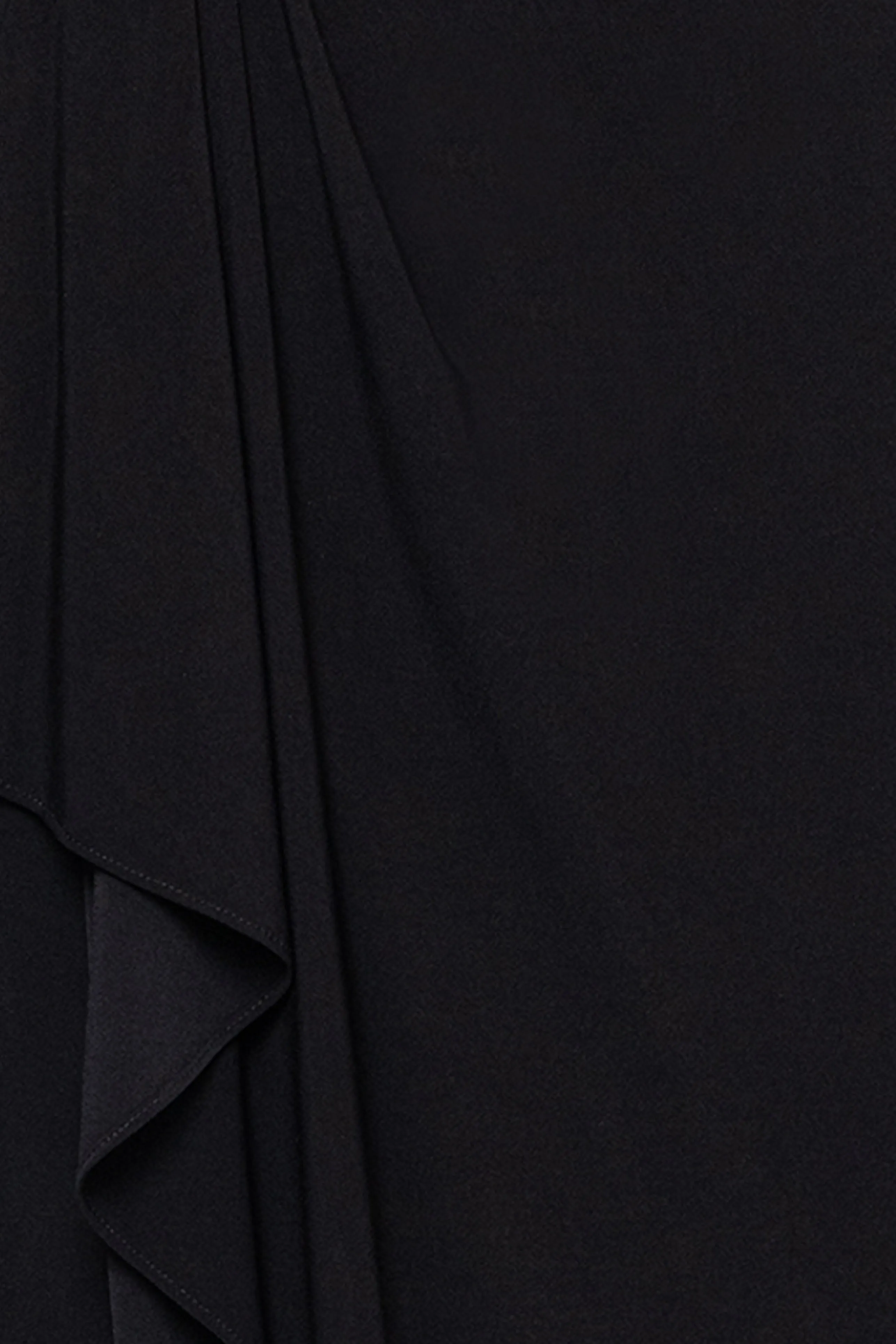 "Melissandra" Jersey Knit Long Bell Sleeve V-Neck Floor Length Dress sold by Xscape product image thumbnail 5