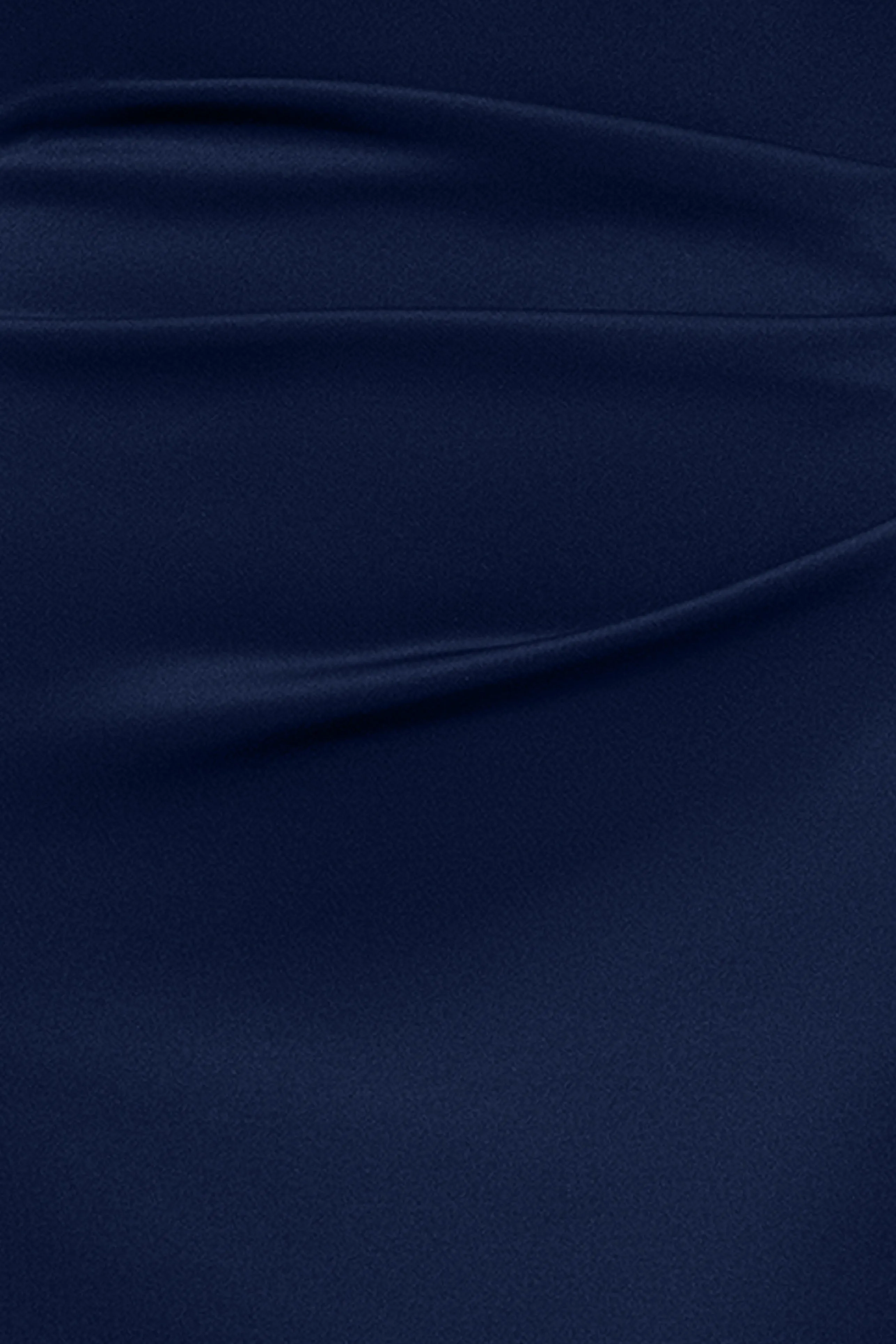 Petite "Dolly" Techno Scuba Off the Shoulder Ruffle Floor Length Dress sold by Xscape product image thumbnail 5