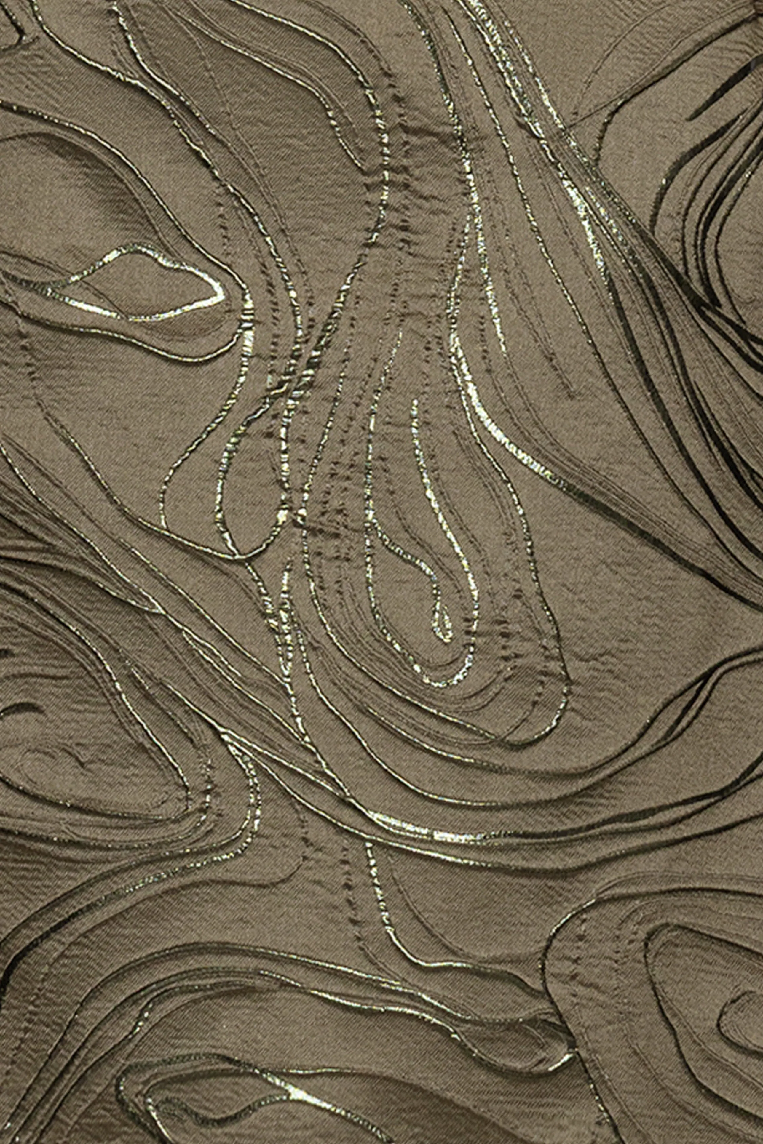 "Eliana" Jacquard Drop Shoulder Floor Length Dress sold by Xscape product image thumbnail 5