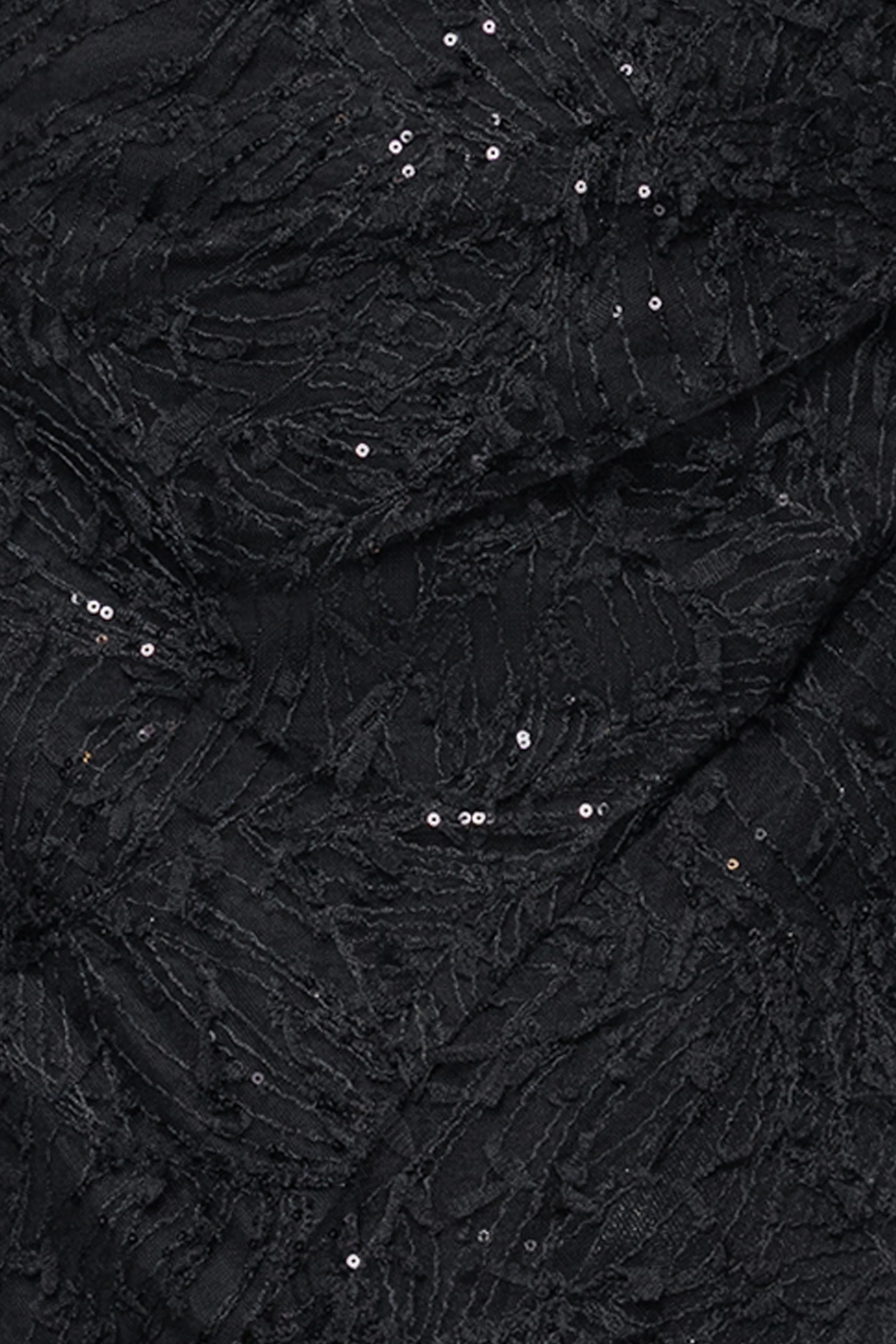 "Zoey" Lace Embellished One Shoulder Floor Length Dress sold by Xscape product image thumbnail 5