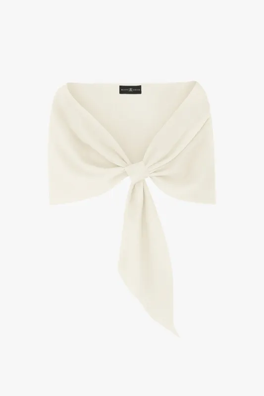 "Carol" Techno Scuba Pull Through Shawl Wrap sold by Xscape