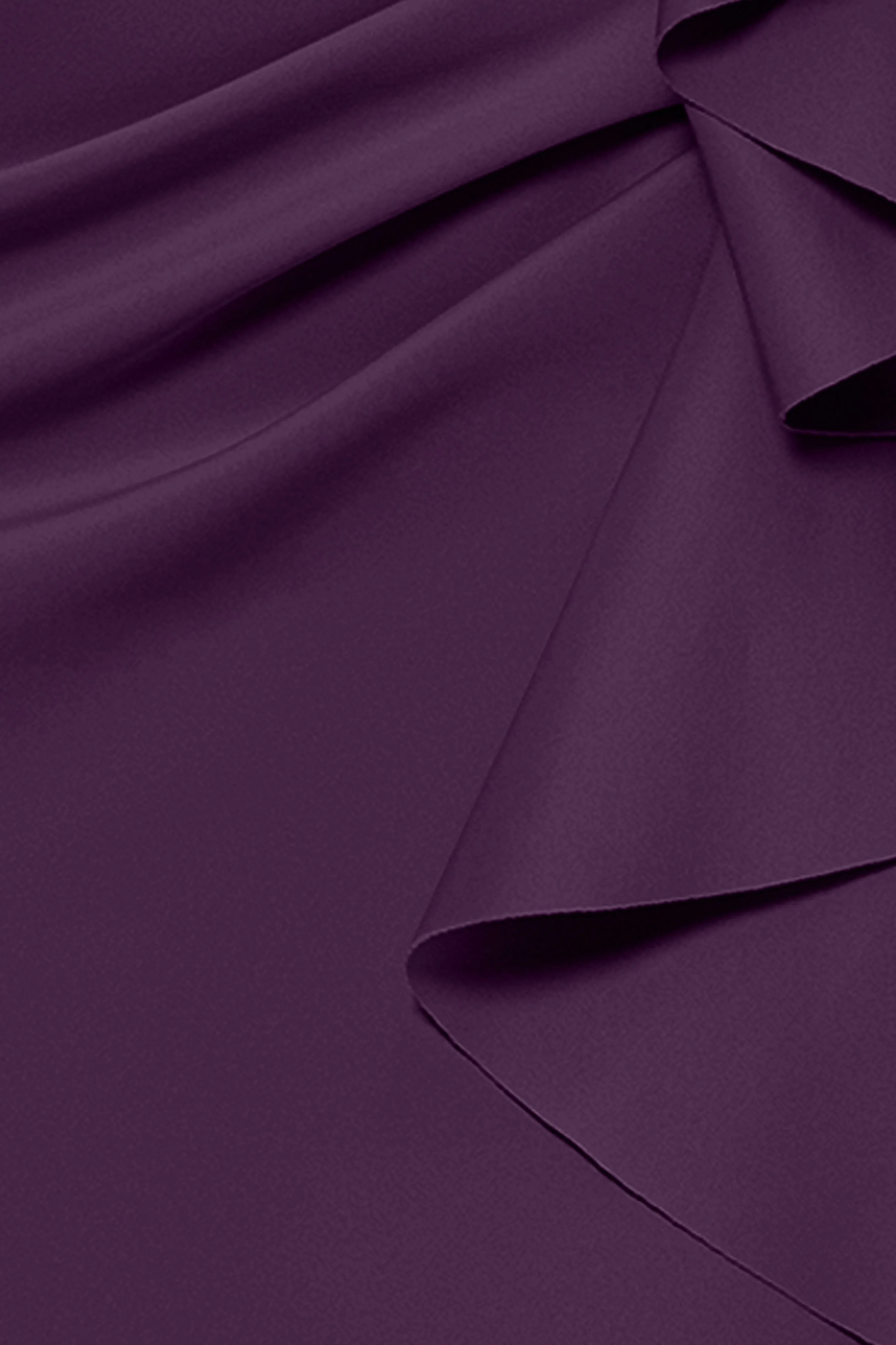 "Patti" Long Off the Shoulder Techno Scuba Dress sold by Xscape product image thumbnail 5