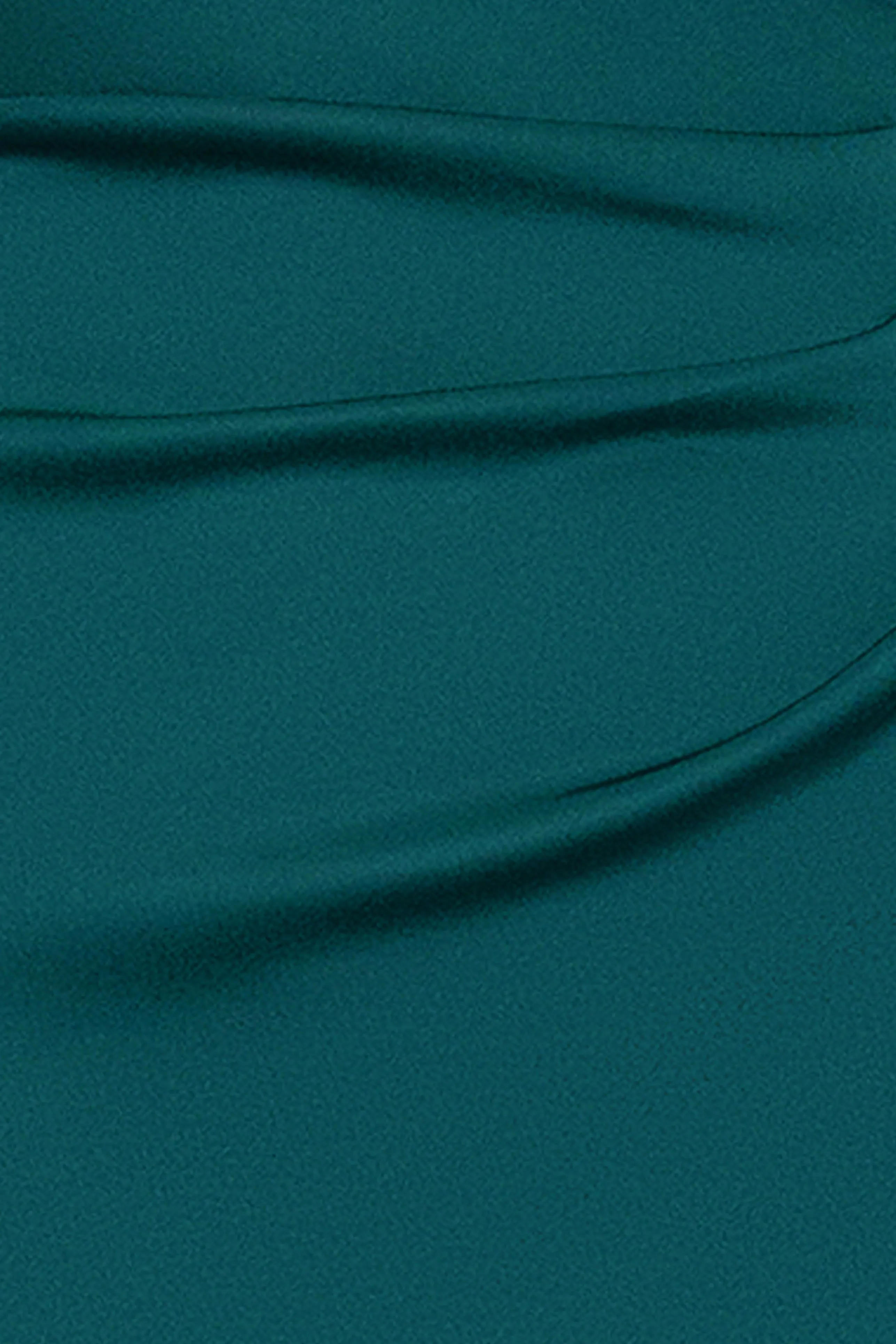 "Vivian" Techno Scuba Off the Shoulder Side Ruffle Floor Length Dress sold by Xscape product image thumbnail 5