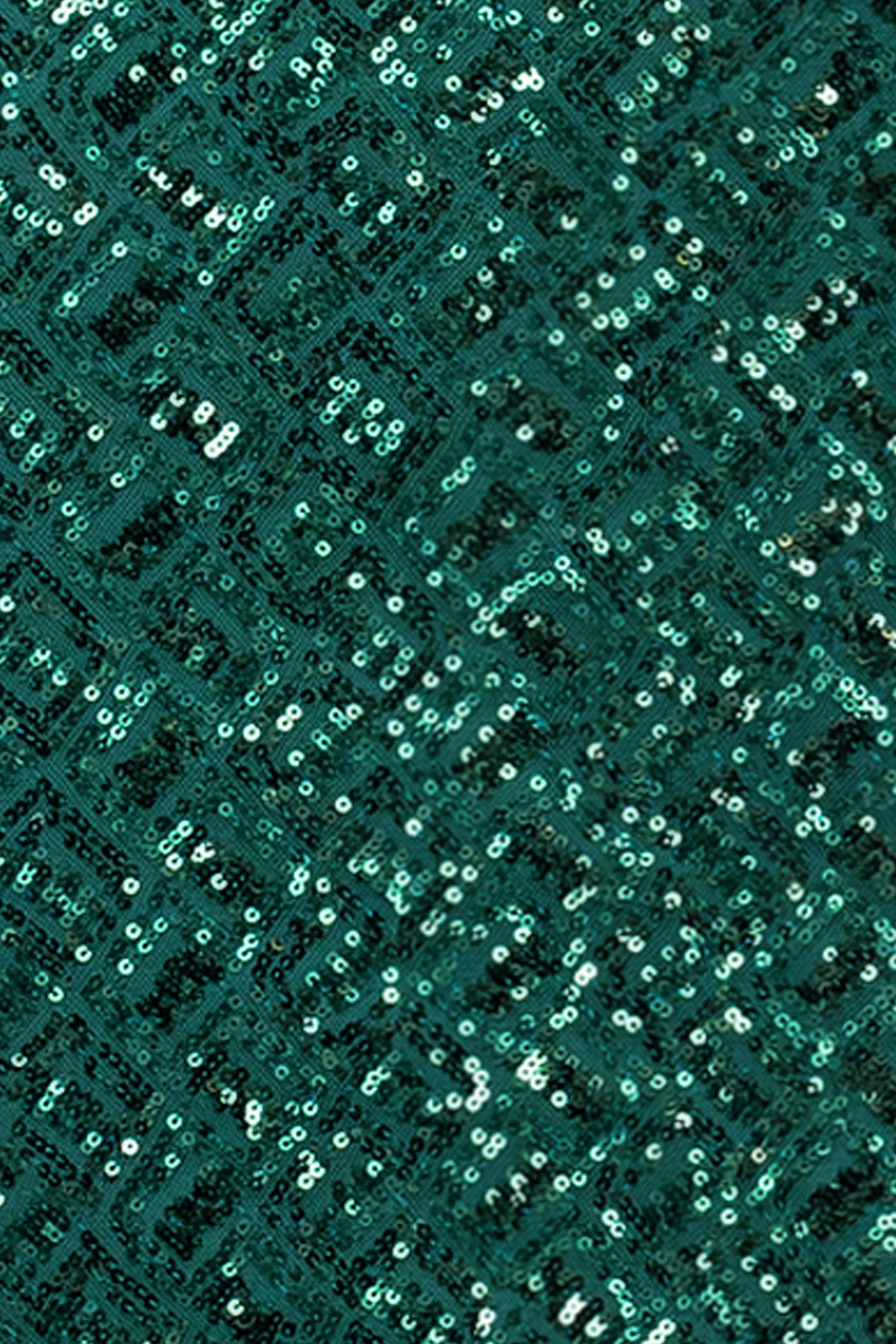 "Chrishell" Sequin High Neck Shoulder Cutout Floor Length Dress sold by Xscape product image thumbnail 5