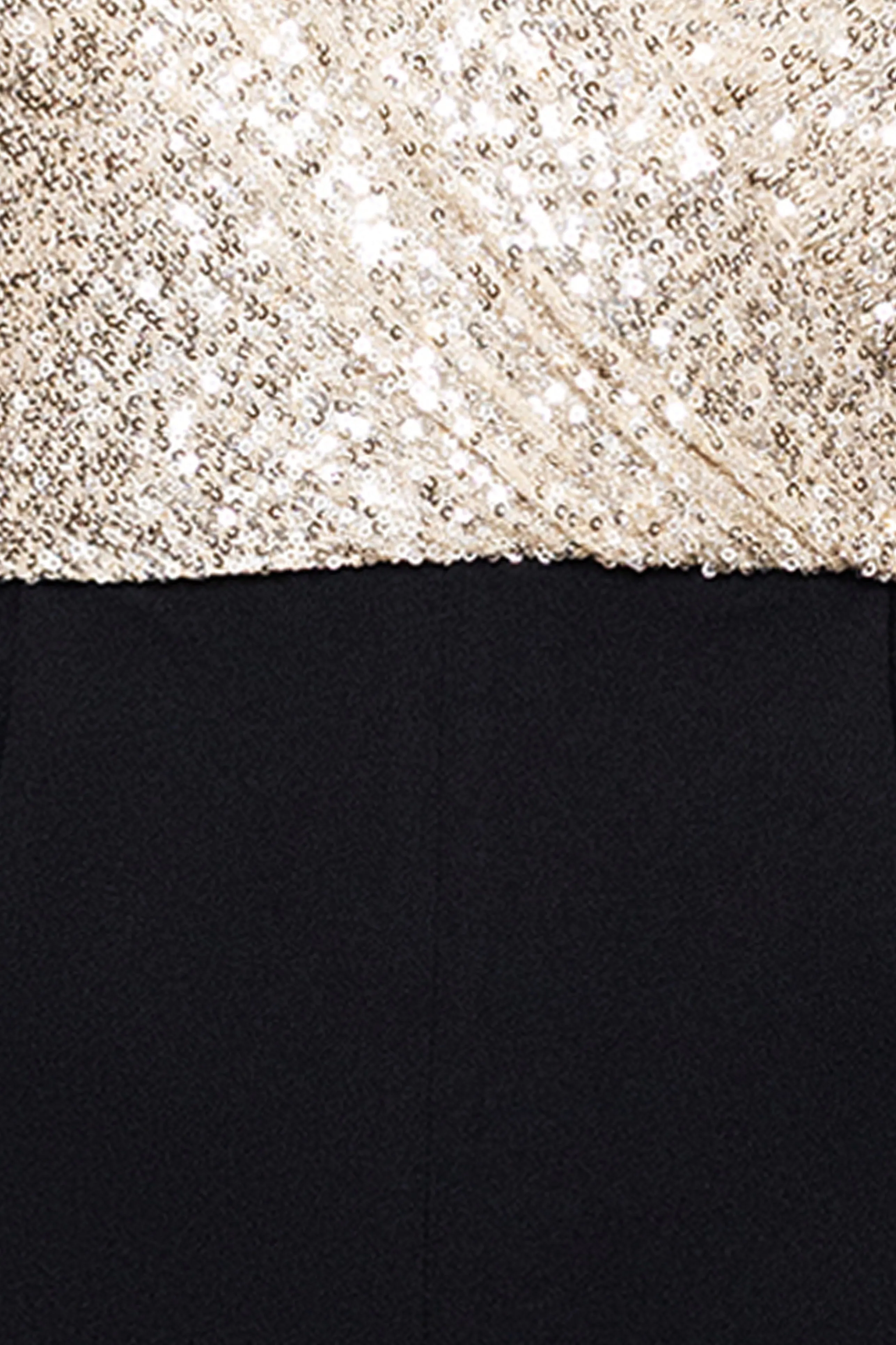 "Cornelia" Sequin and Scuba Crepe Long Sleeve Jumpsuit sold by Xscape product image thumbnail 5