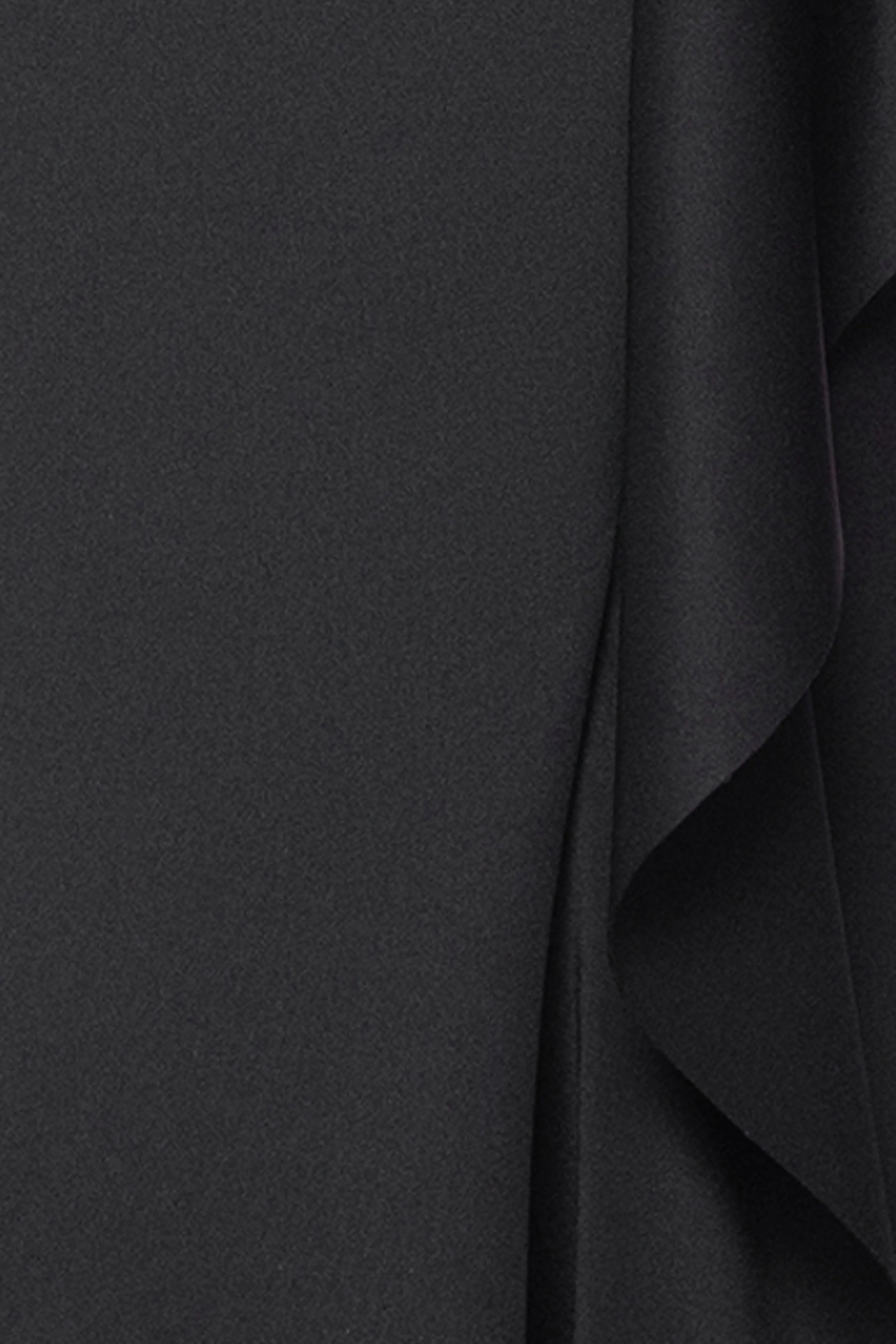 "Maxina" Techno Scuba Embellished Mock Neck and Mesh Long Sleeves Floor Length Dress sold by Xscape product image thumbnail 5