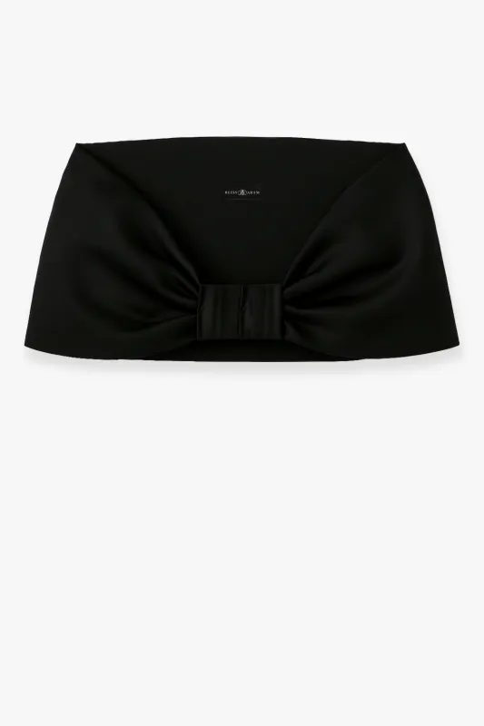 "Thalia" Stretch Mikado Shawl Wrap sold by Xscape