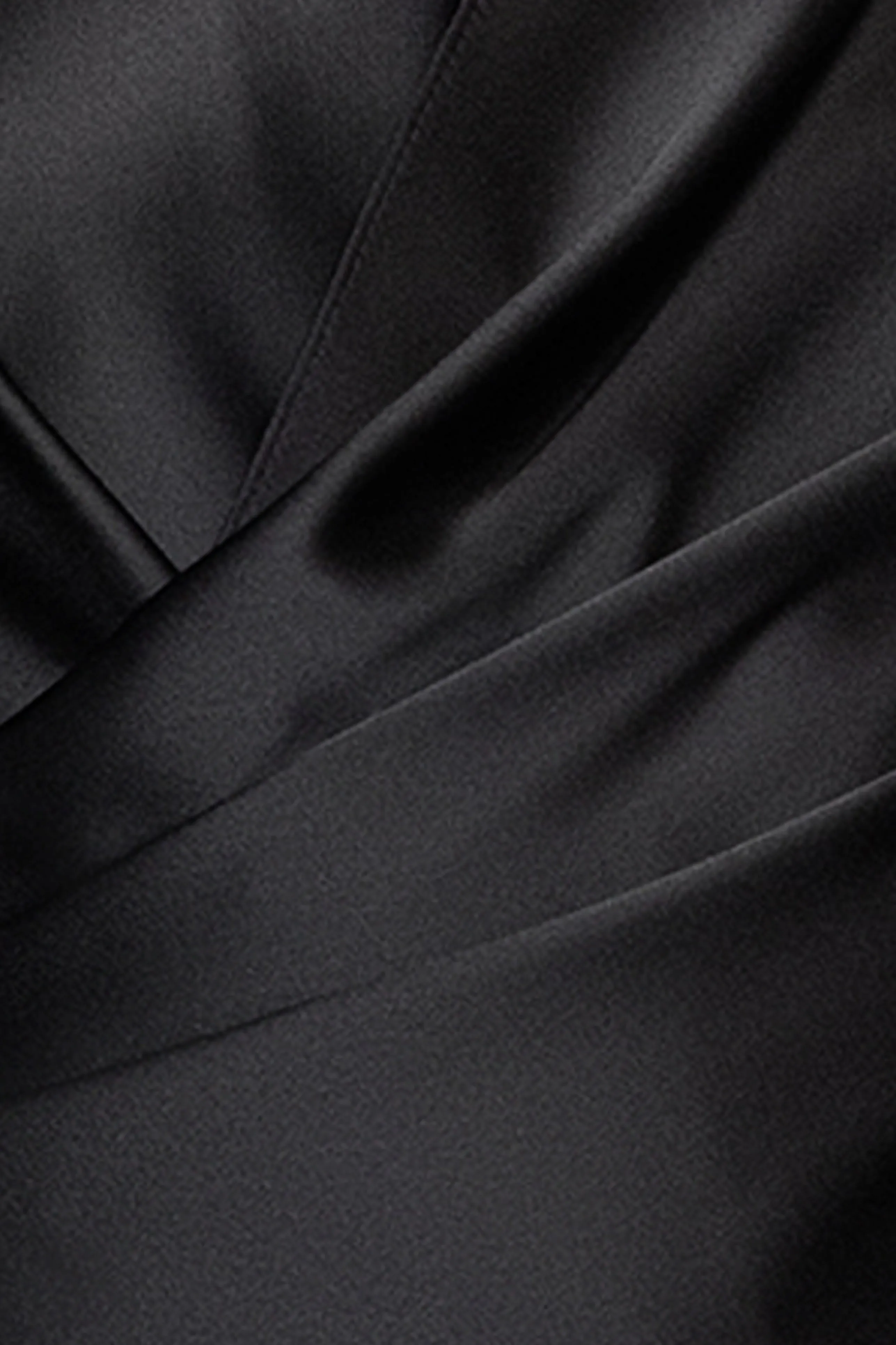 "Lillianna" Satin Long Sleeve V-Neck Jumpsuit sold by Xscape product image thumbnail 5