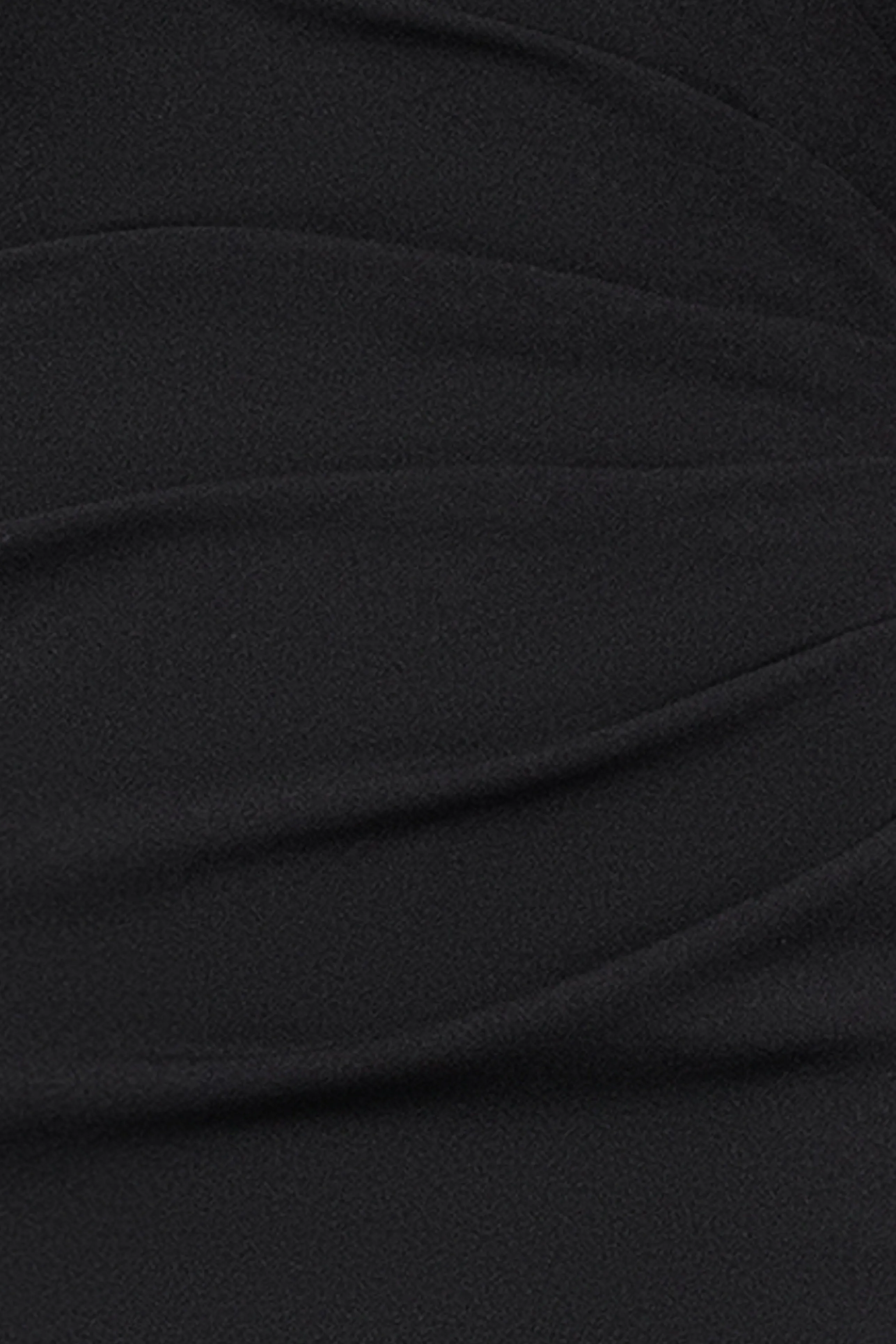 "Delilah" Scuba Crepe Drop Shoulder Chiffon Ruffle Floor Length Dress sold by Xscape product image thumbnail 5