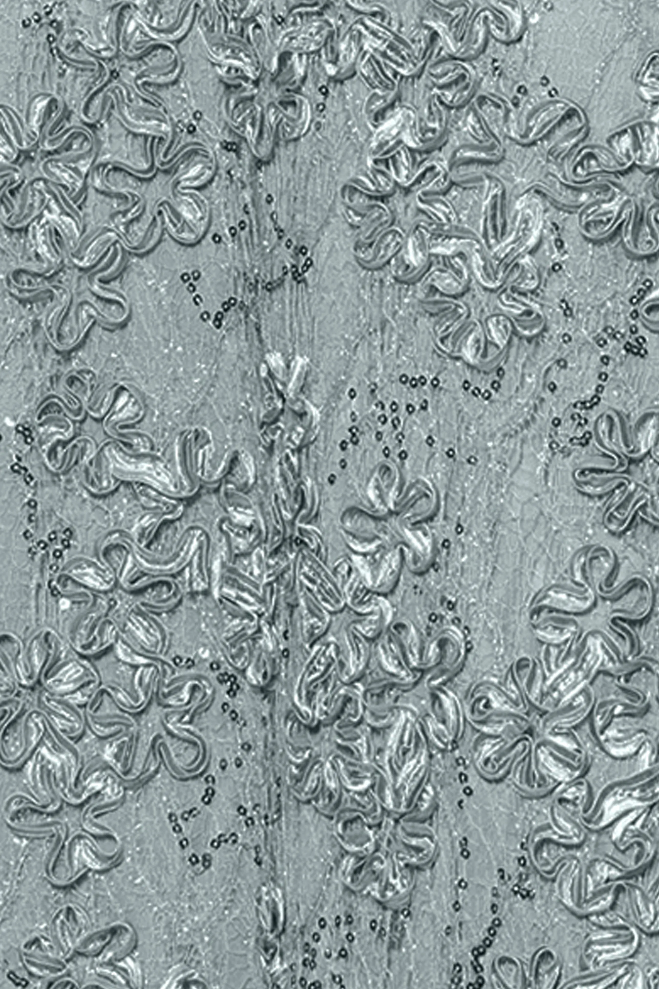 Petite "Andrea" Halter Neck Soutache Lace Floor Length Dress sold by Xscape product image thumbnail 5