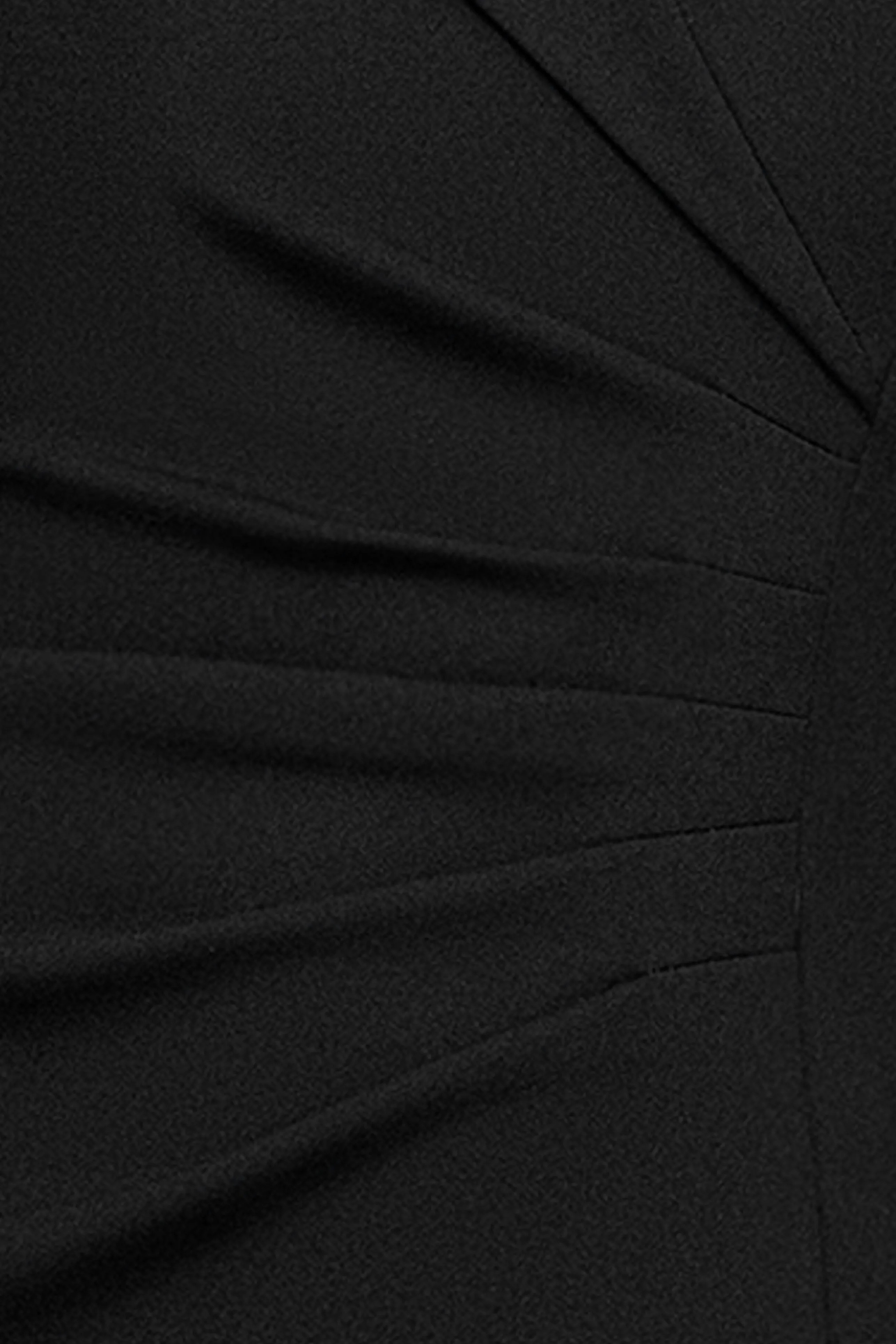 Petite "Rosaline" Scuba Crepe Off the Shoulder Chiffon Cape Floor Length Dress sold by Xscape product image thumbnail 5