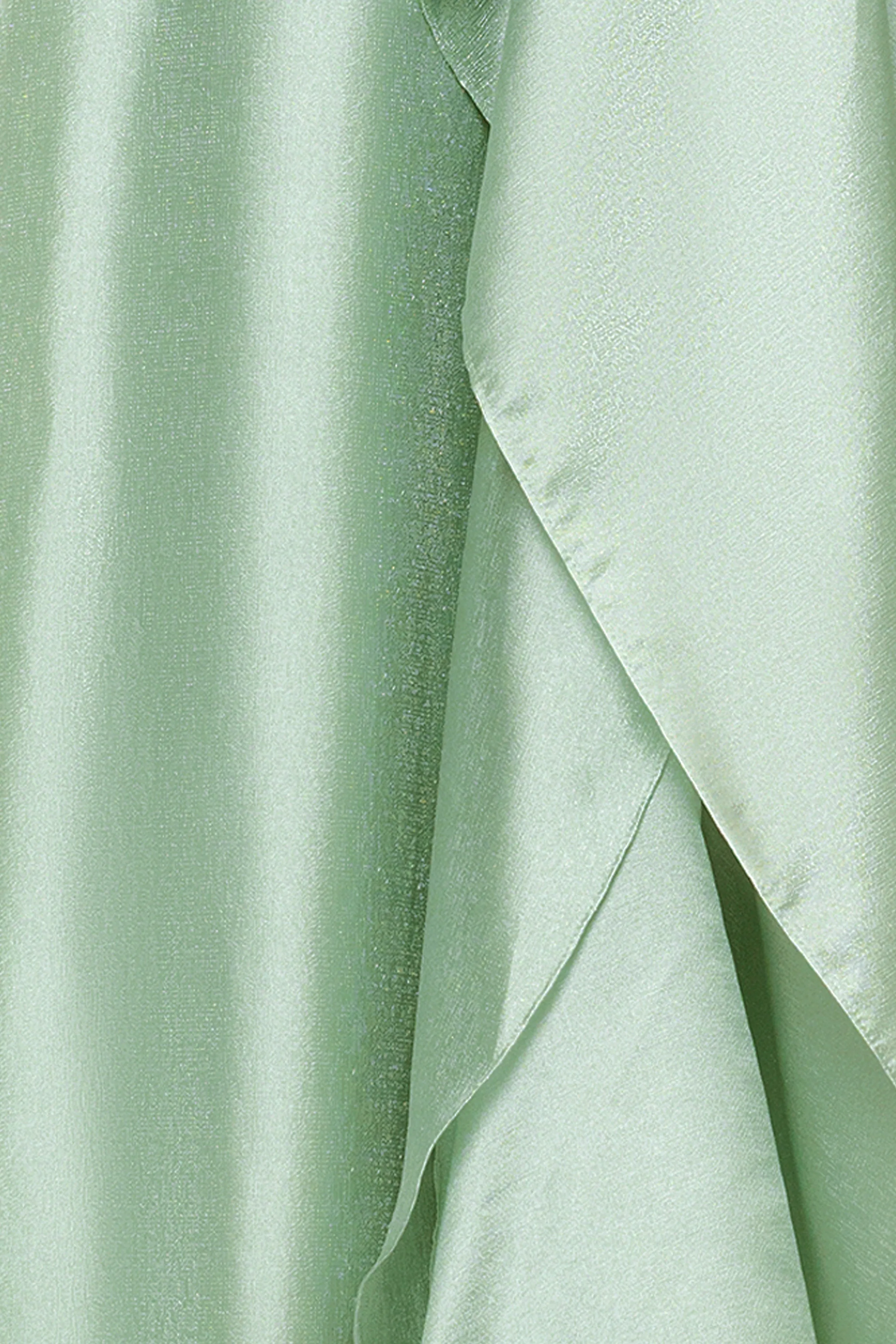 "Samantha" Organza One Shoulder Ruffle Floor Length Dress sold by Xscape product image thumbnail 5