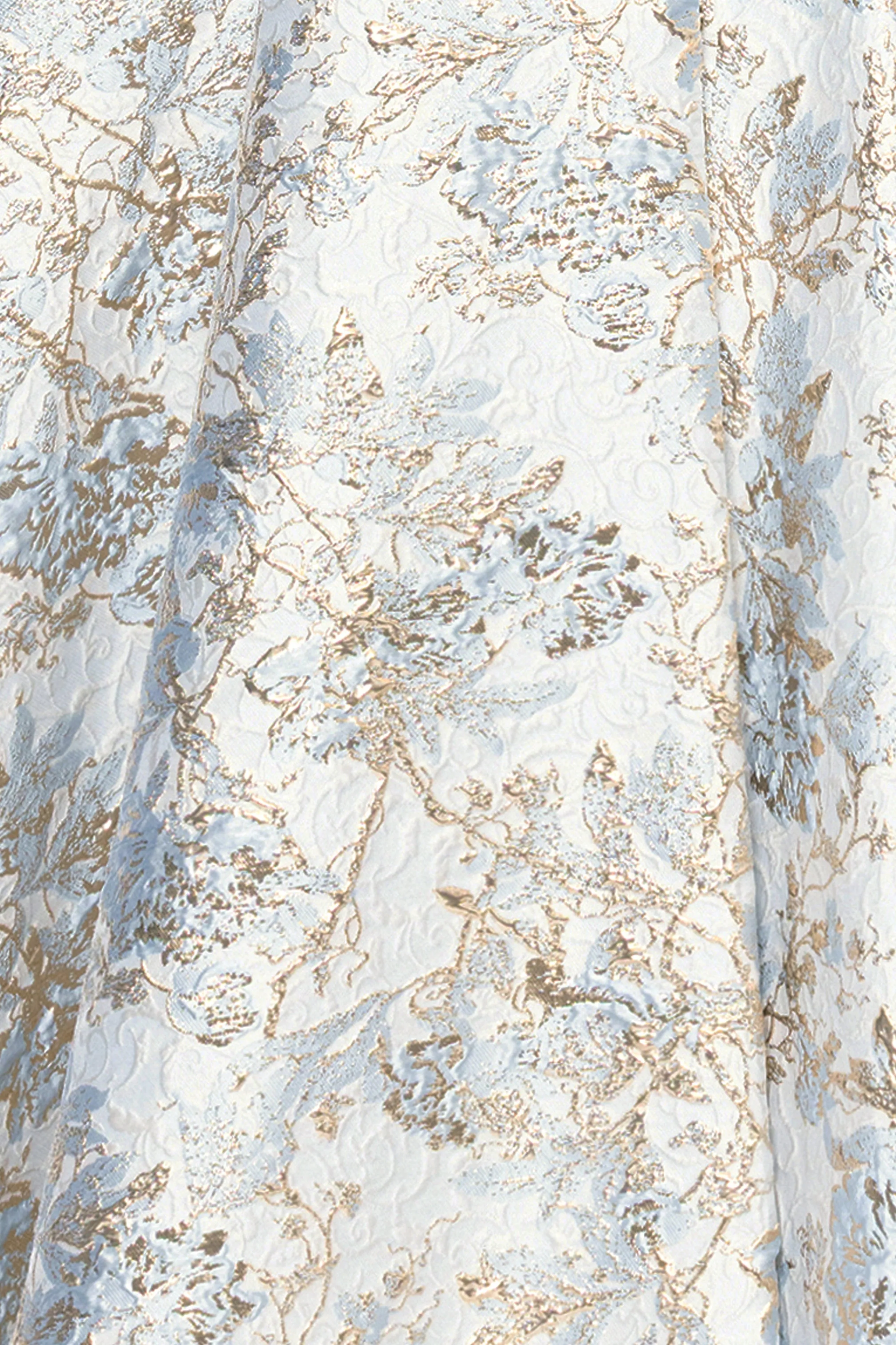 Petite "Melissa" Brocade Off the Shoulder V-Neck Ballgown sold by Xscape product image thumbnail 5