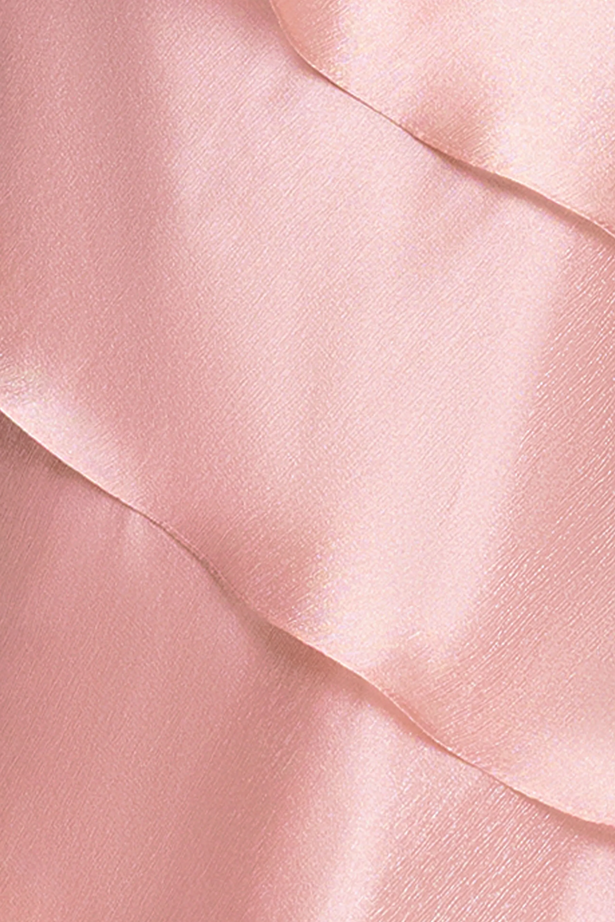 "Rosina" Long Metallic Organza Tiered One-Shoulder Dress sold by Xscape product image thumbnail 5