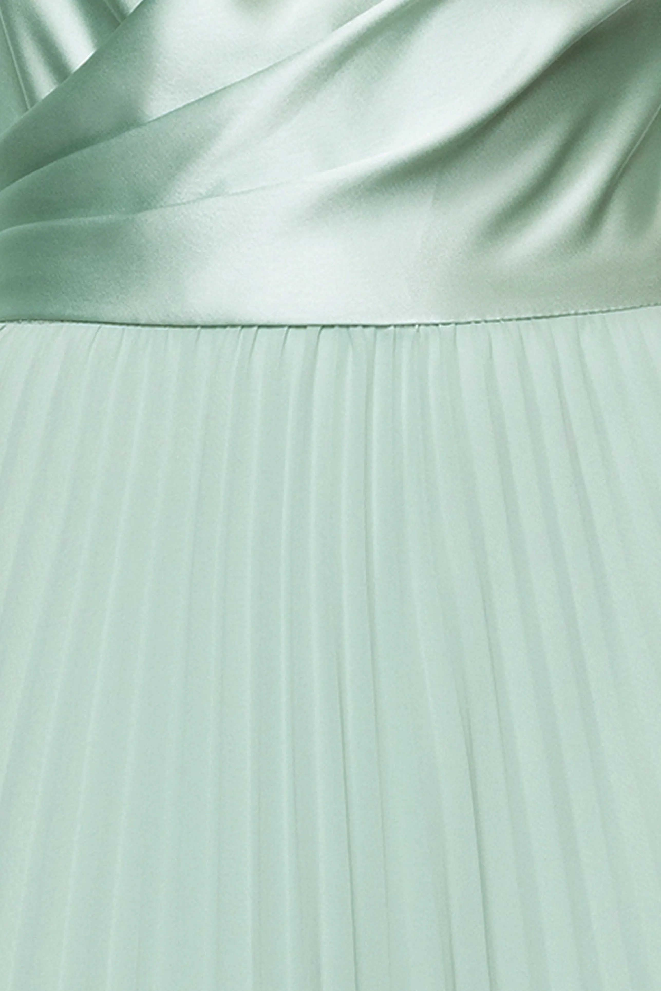 "Brooke" Satin and Chiffon Long Sleeve Floor Length Dress sold by Xscape product image thumbnail 5
