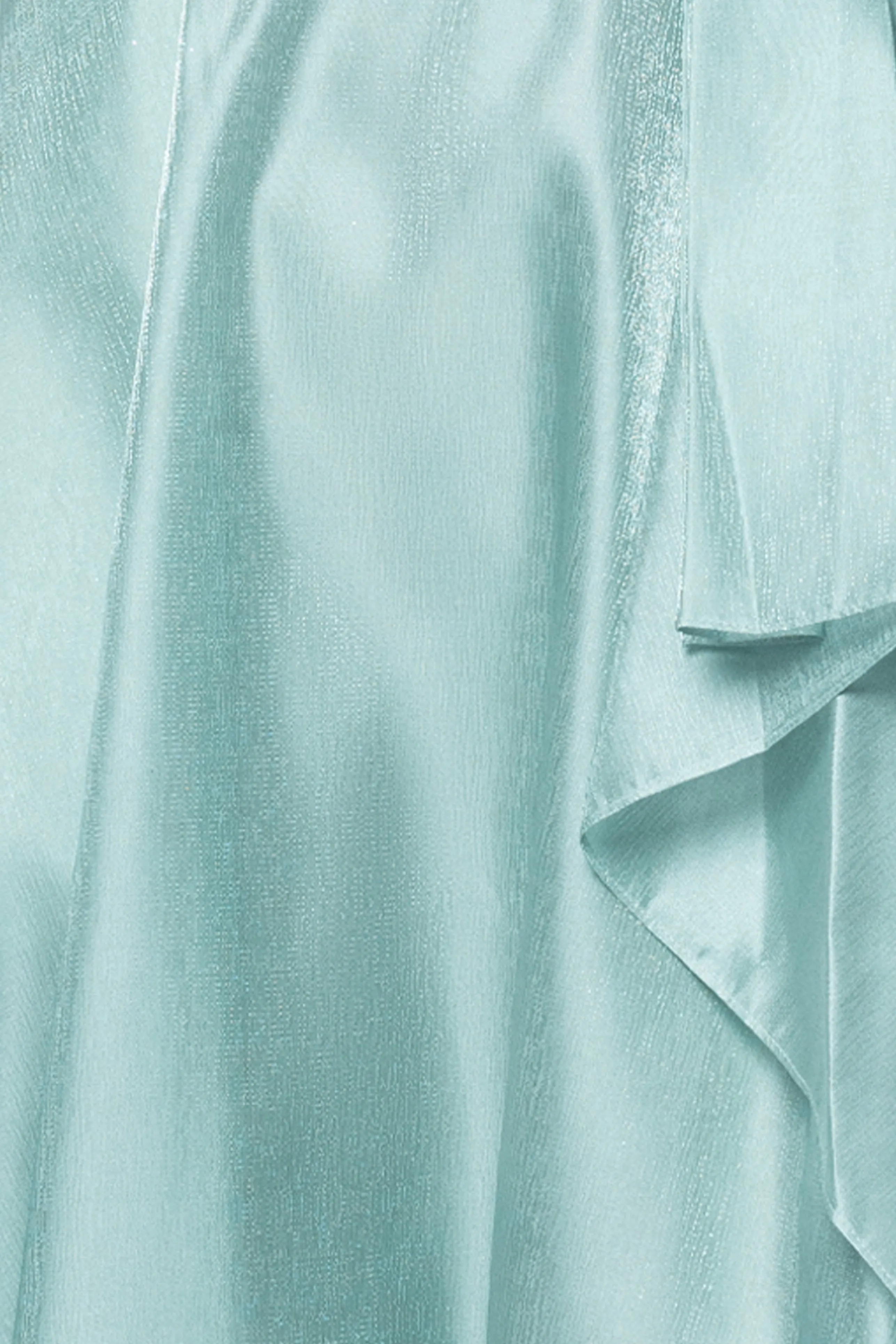 "Gina" Organza Off the Shoulder Ruffle Floor Length Dress sold by Xscape product image thumbnail 5