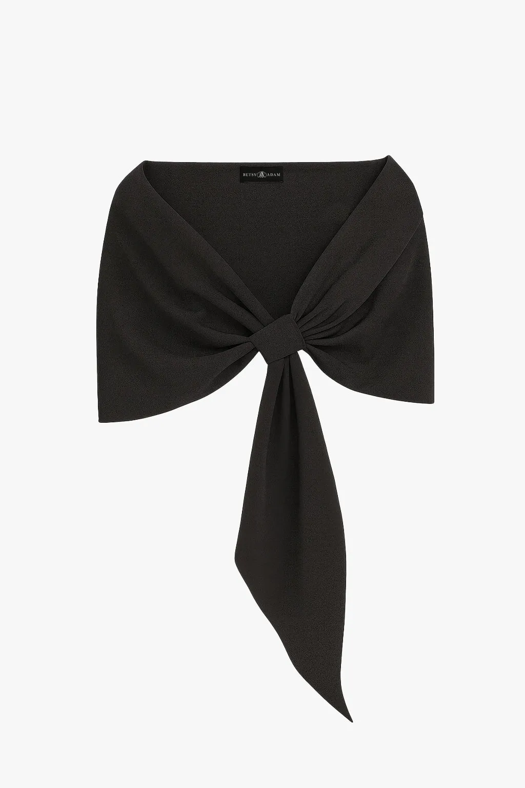 Plus "Carol" Techno Scuba Pull Through Shawl Wrap sold by Xscape product image thumbnail 3