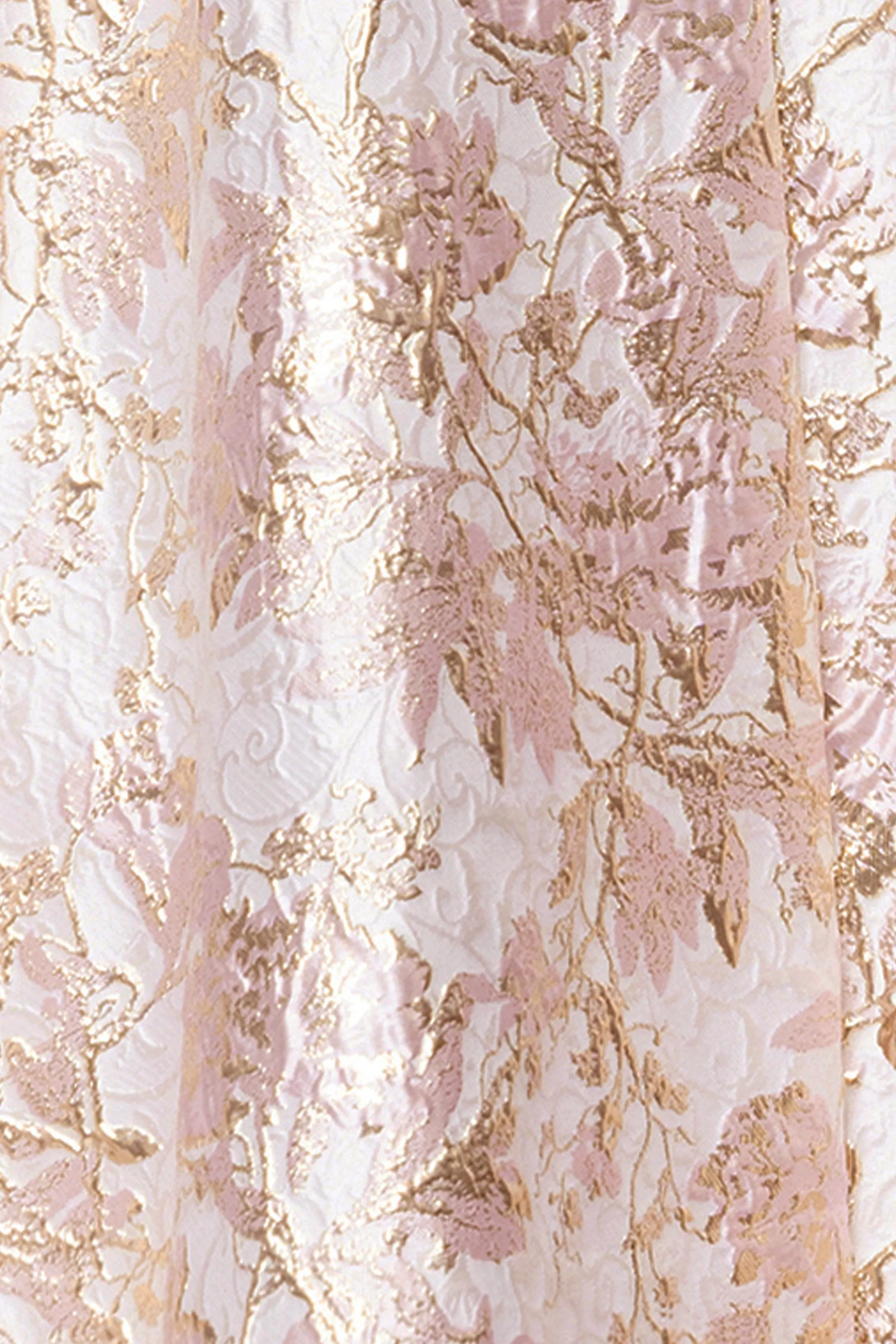 Petite "Melissa" Brocade Off the Shoulder V-Neck Ballgown sold by Xscape product image thumbnail 5
