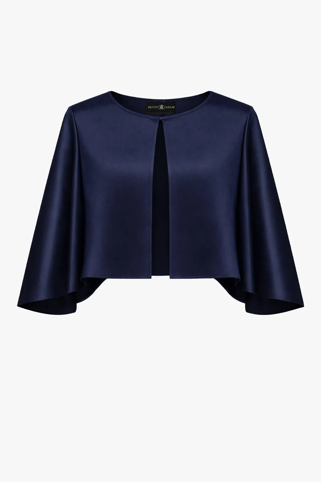 "Bella" Satin Cape Shawl Wrap sold by Xscape product image thumbnail 5