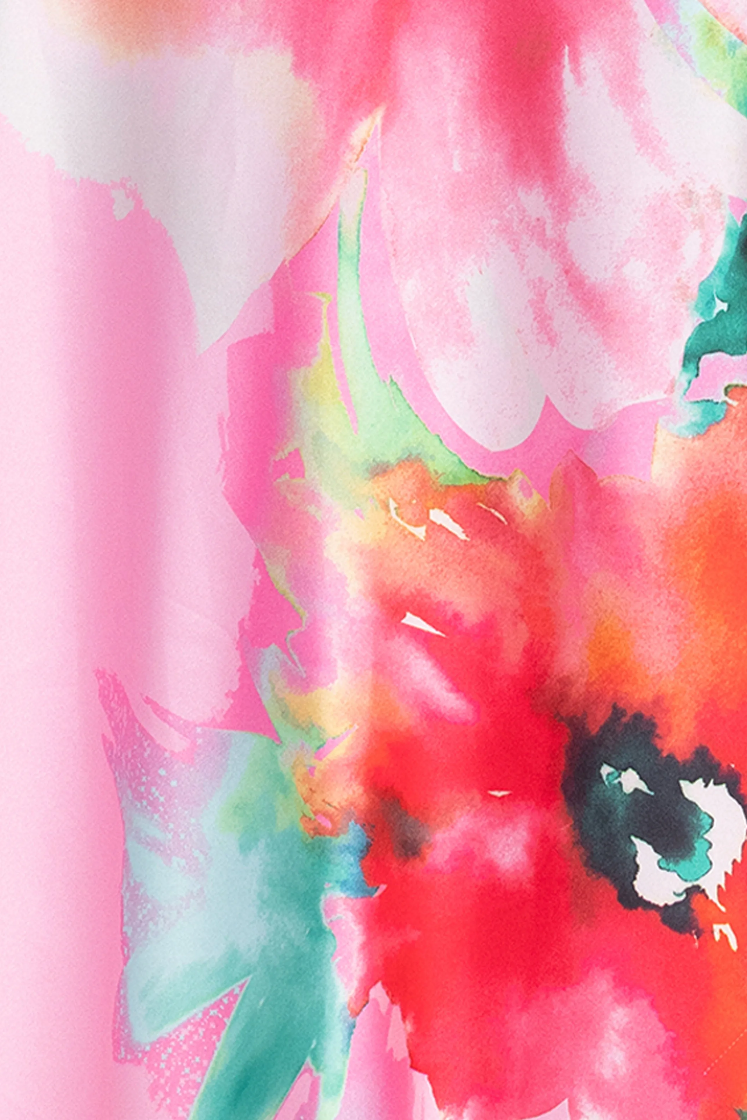 "Poppy" Print Satin Halter Floor Length Dress sold by Xscape product image thumbnail 5